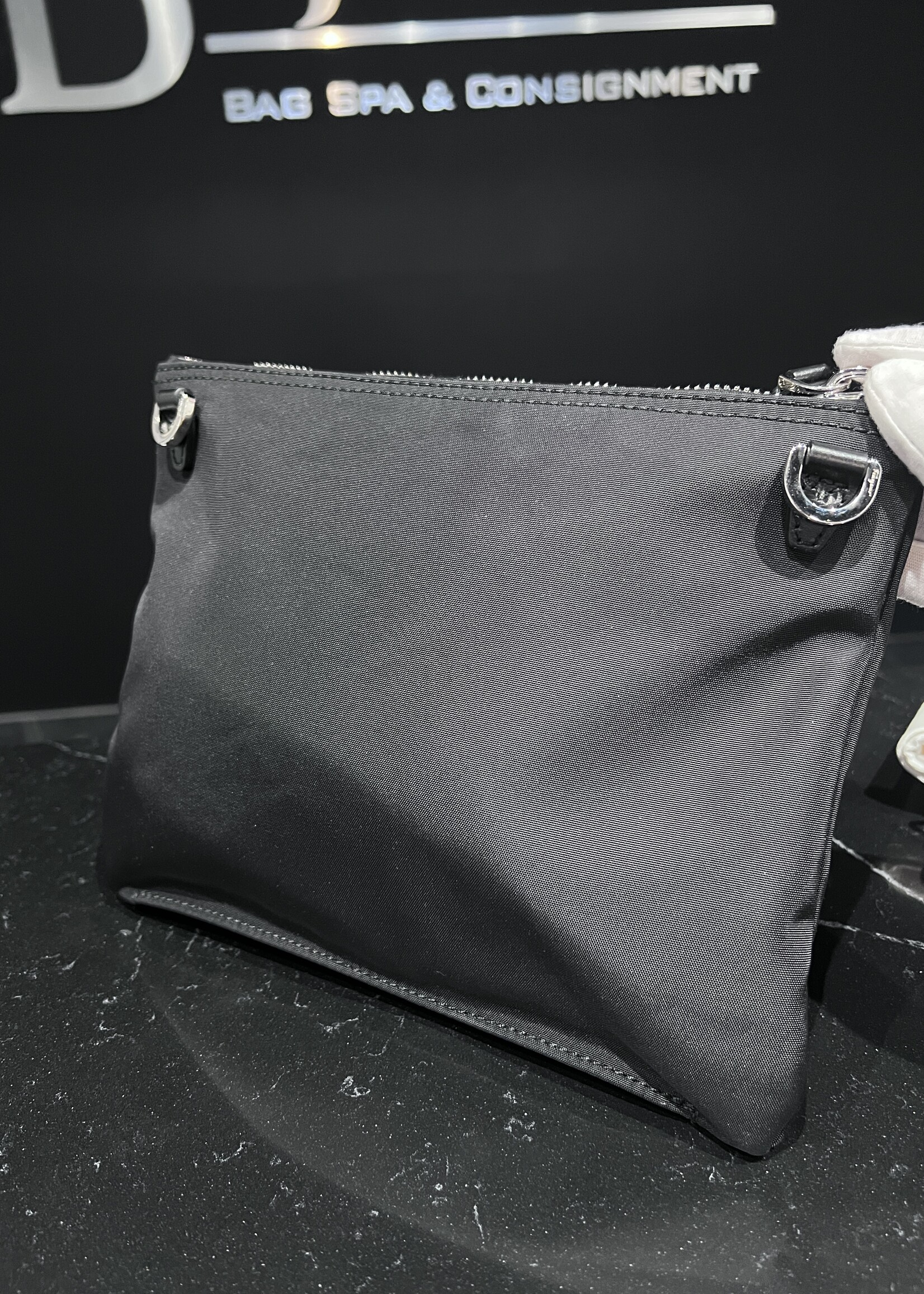 Salvatore Ferragamo SOLD- Salvatore Ferragamo Messenger Black