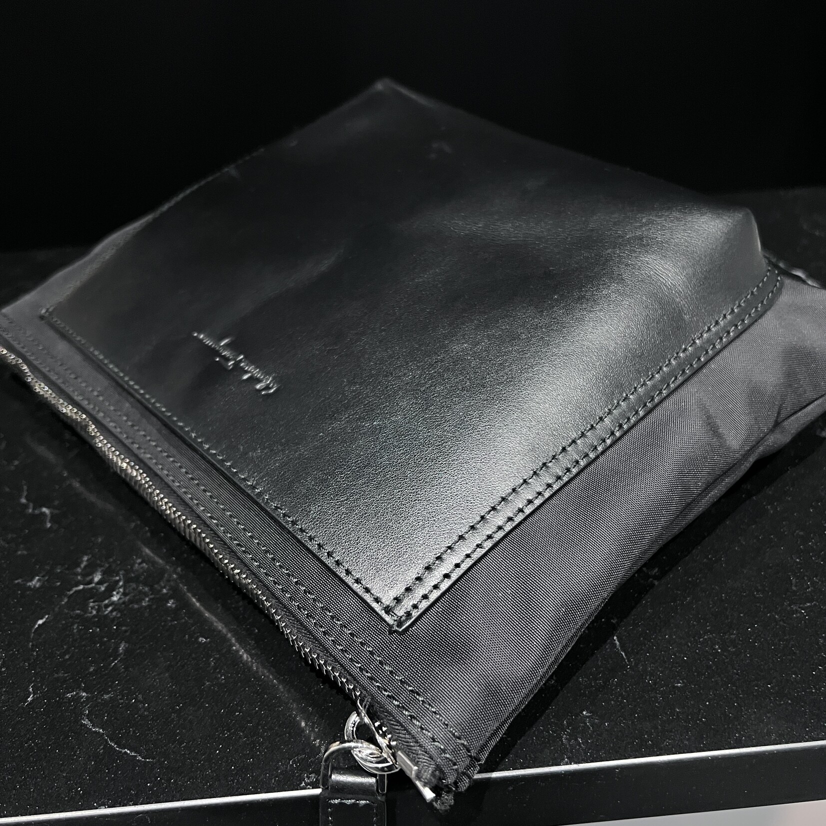 Salvatore Ferragamo SOLD- Salvatore Ferragamo Messenger Black