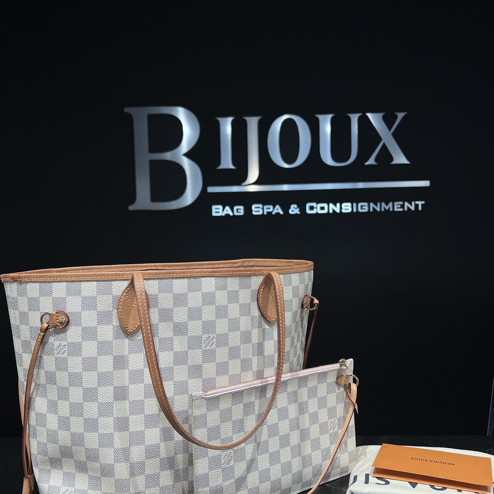 Louis Vuitton SOLD - Louis Vuitton Neverfull Damier Azur