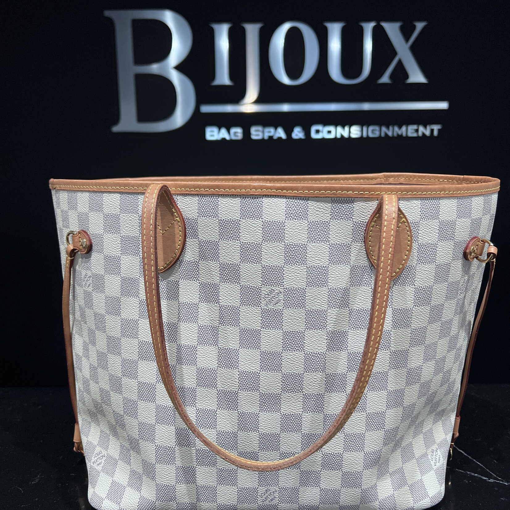 Louis Vuitton SOLD - Louis Vuitton Neverfull Damier Azur