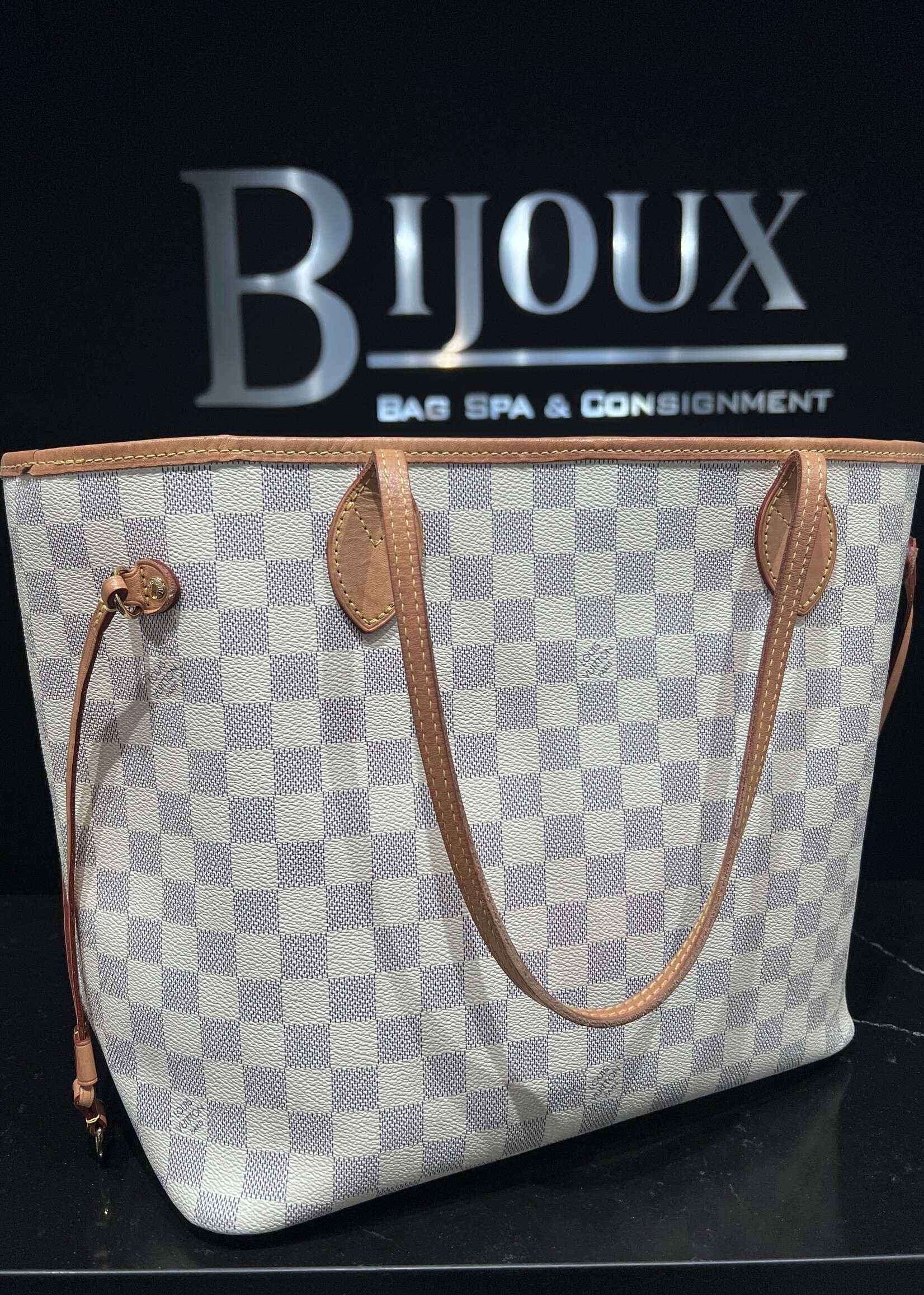 Louis Vuitton SOLD - Louis Vuitton Neverfull Damier Azur