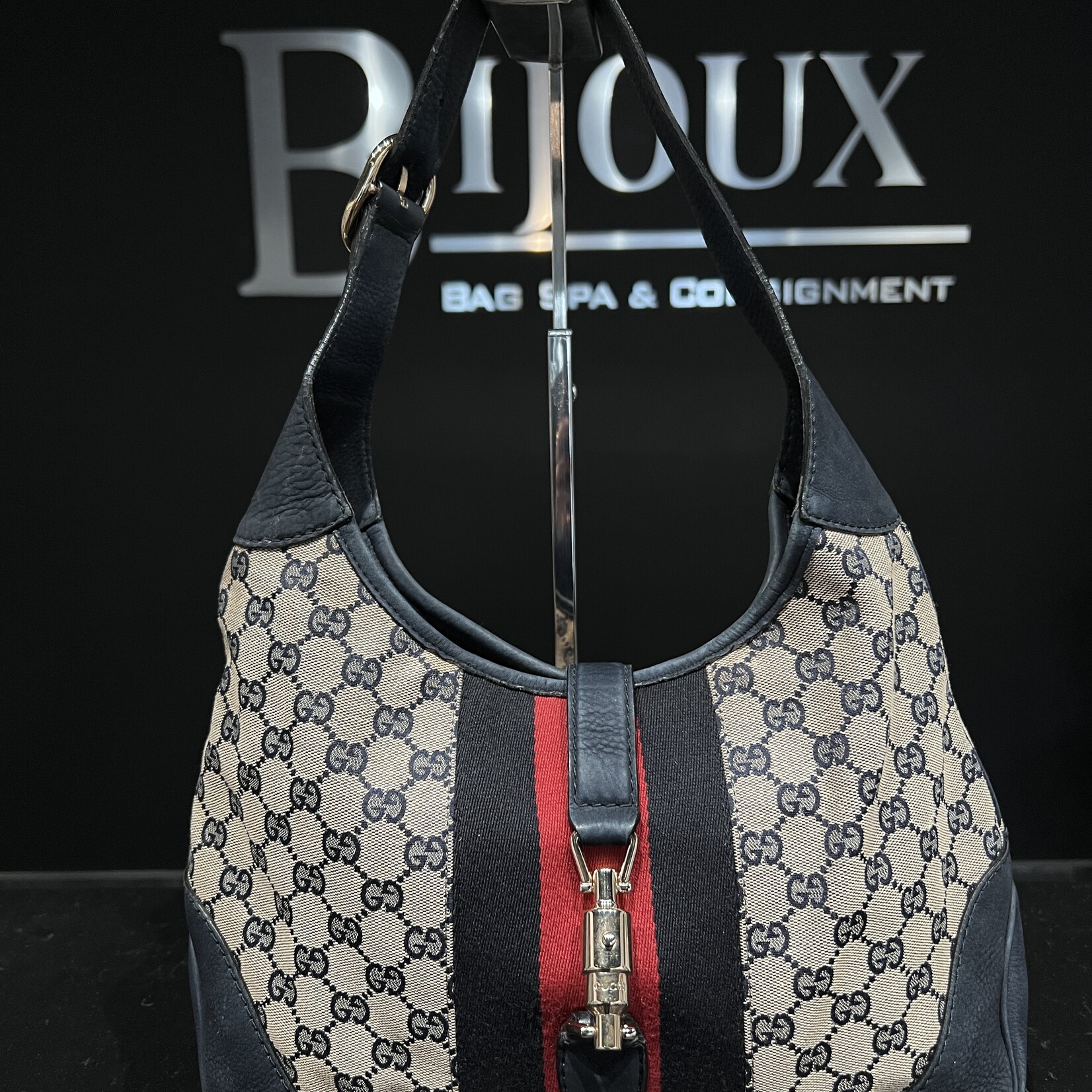 Gucci Gucci Jackie Navy Medium