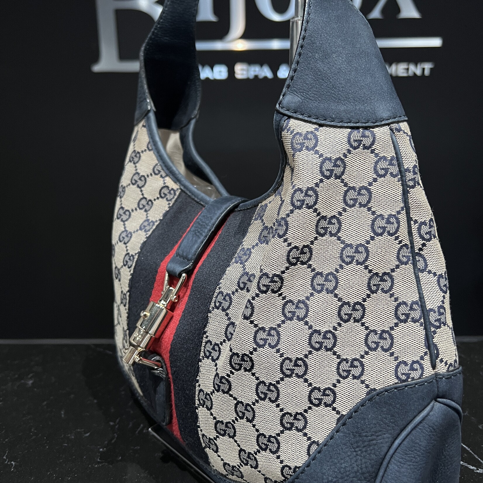 Gucci Gucci Jackie Navy Medium