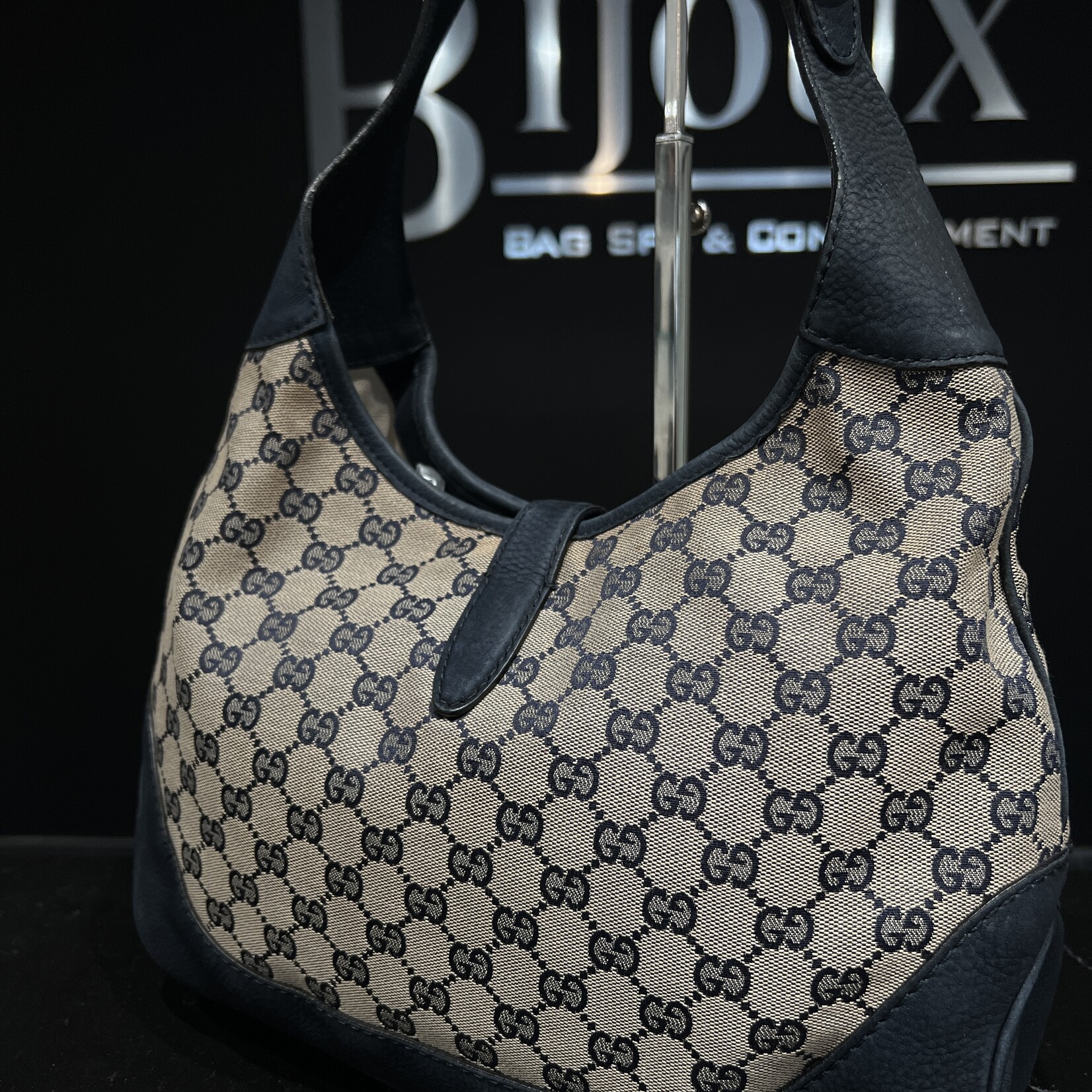 Gucci Gucci Jackie Navy Medium