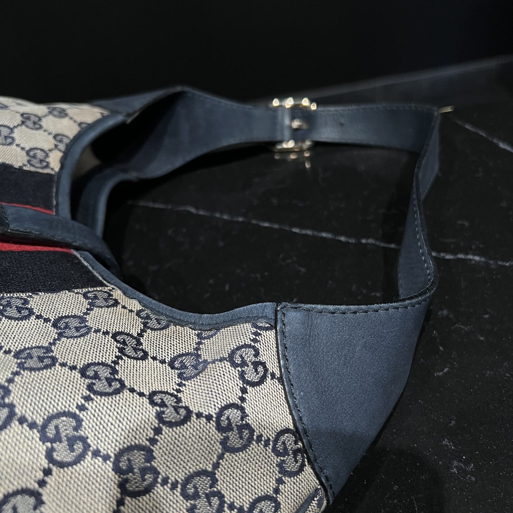 Gucci Gucci Jackie Navy Medium