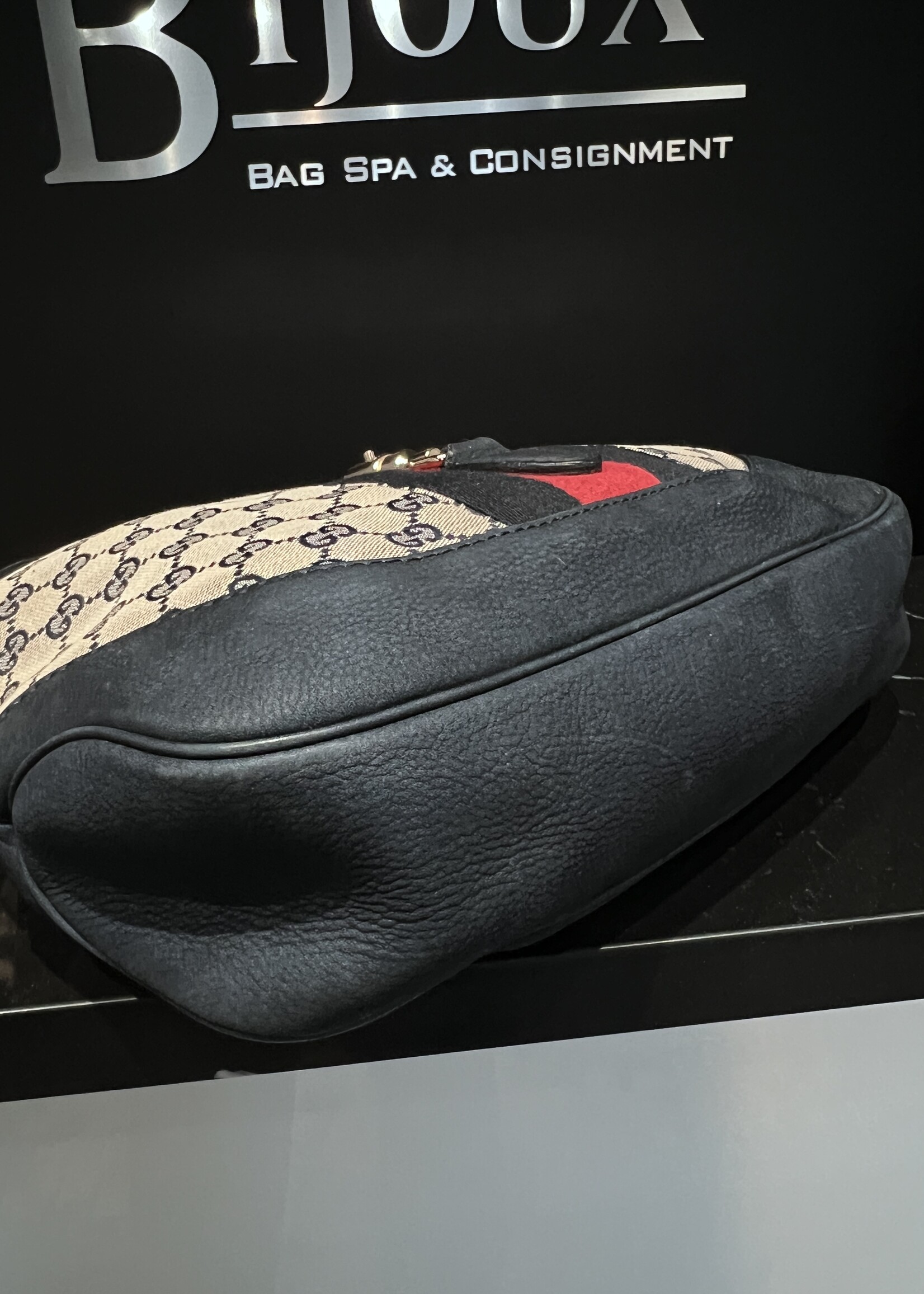 Gucci SOLD - Gucci Jackie Navy Medium