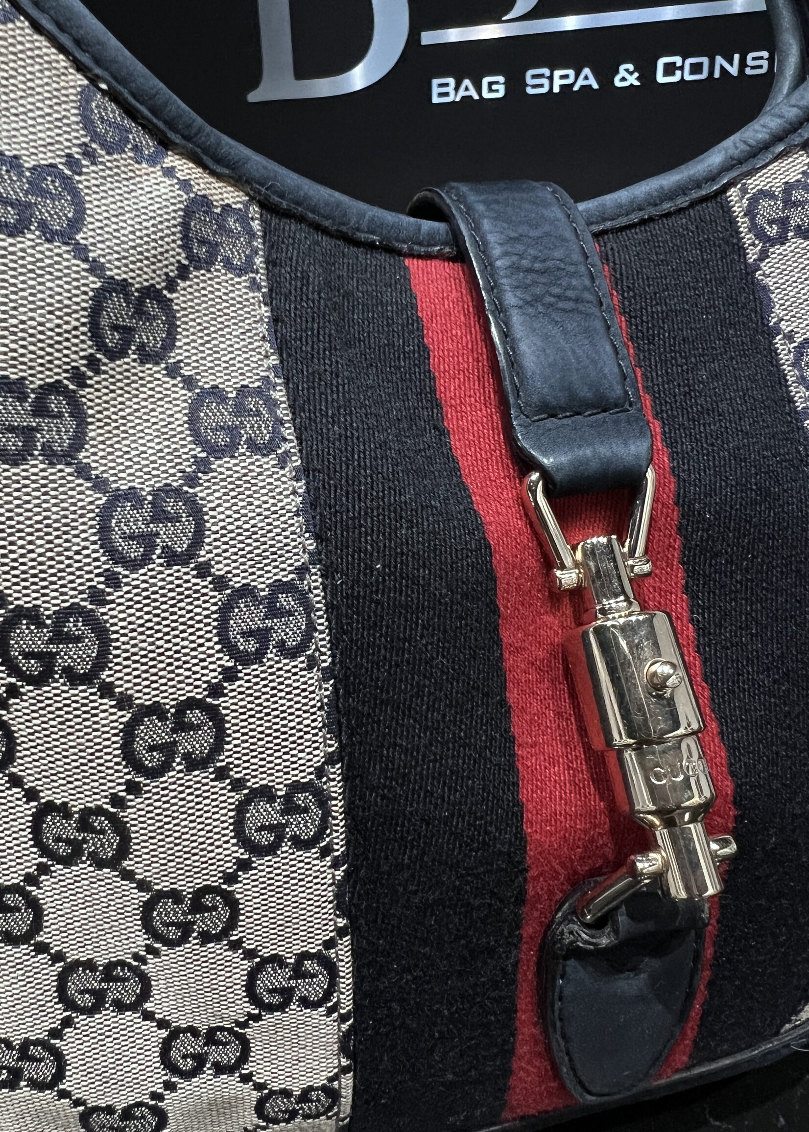 Gucci SOLD - Gucci Jackie Navy Medium