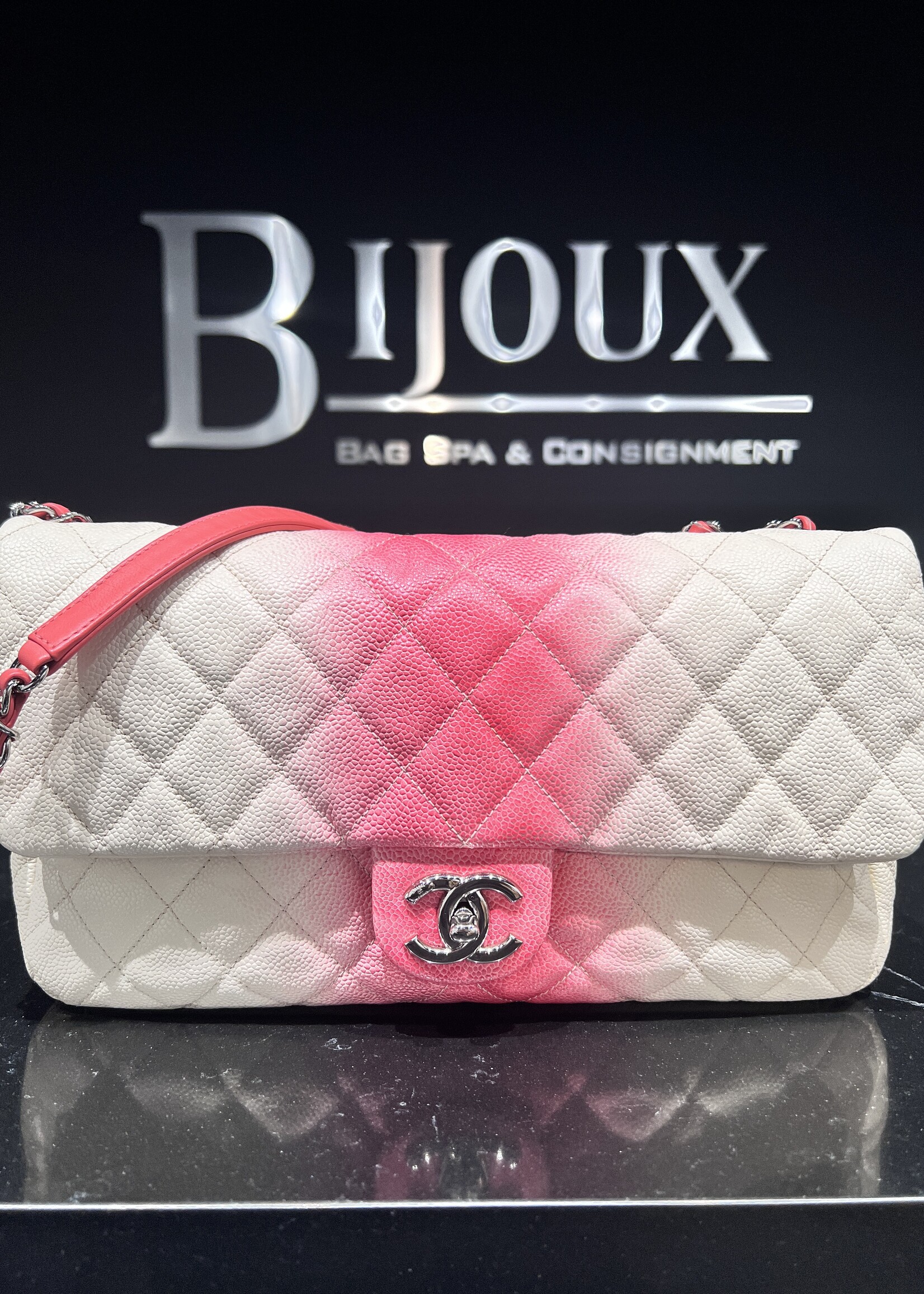 Chanel SOLD - Chanel Ombre Jumbo Single Flap