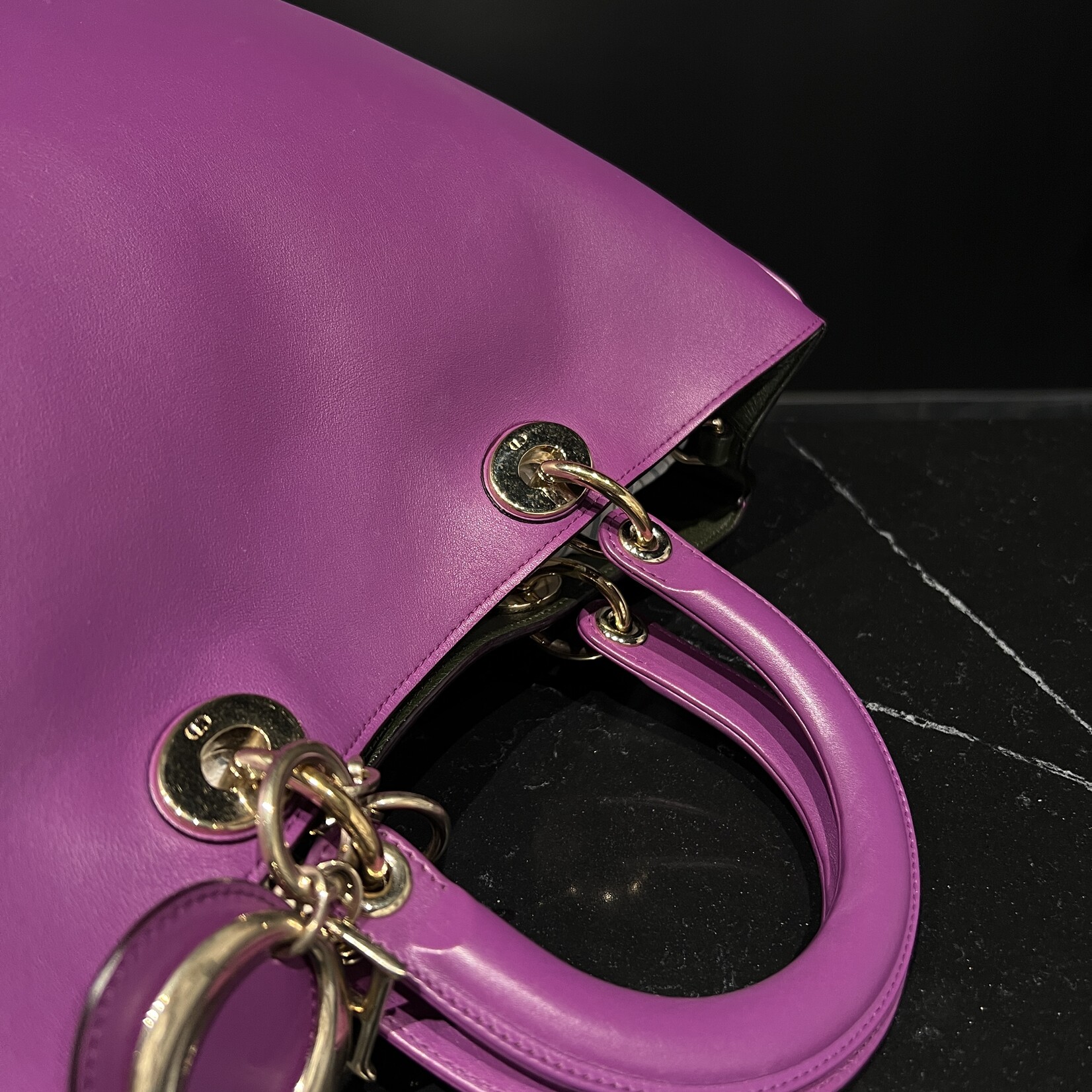 Christian Dior SOLD - Christian Dior Diorissimo Purple Tote