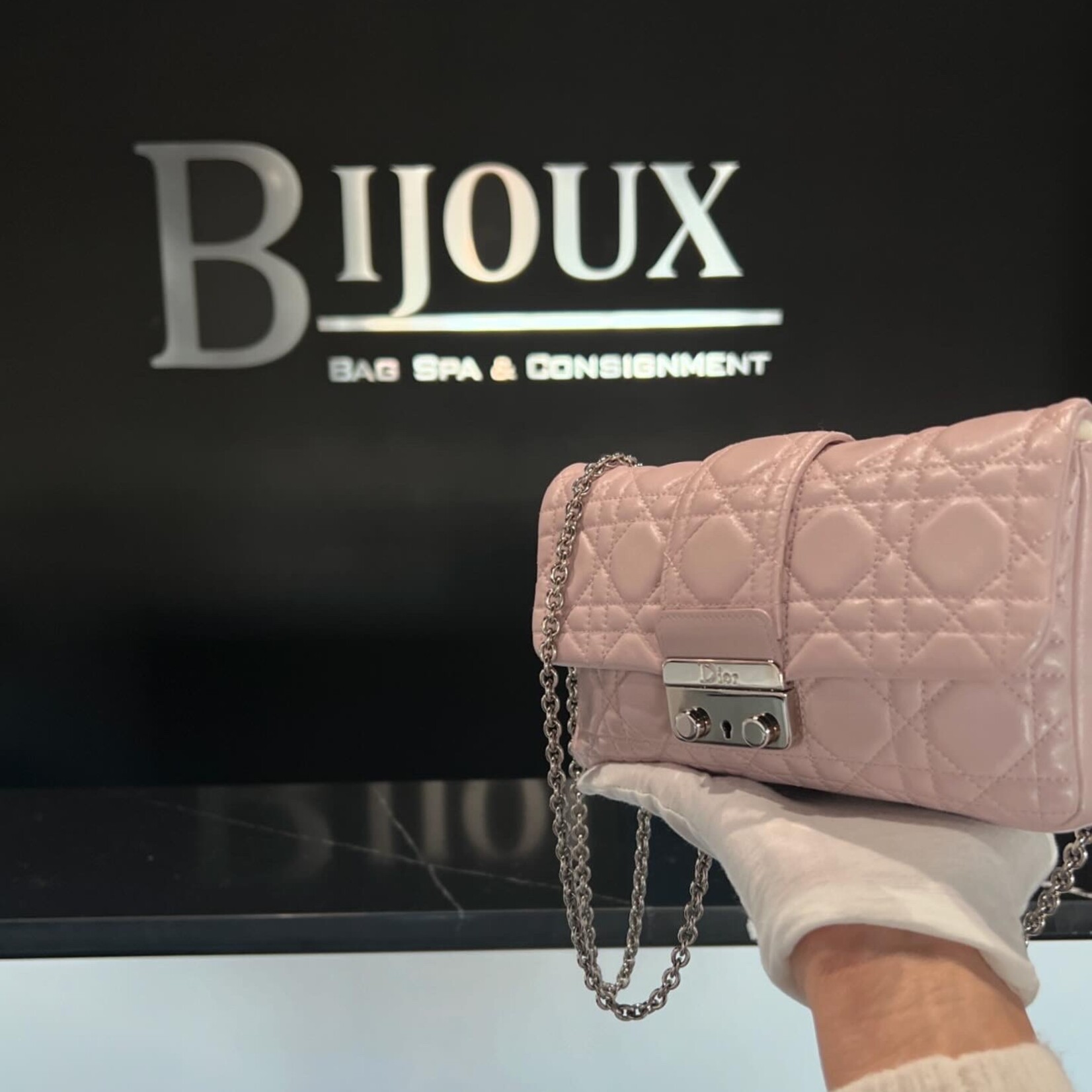 Christian Dior SOLD - Dior New Lock Chain Pouch