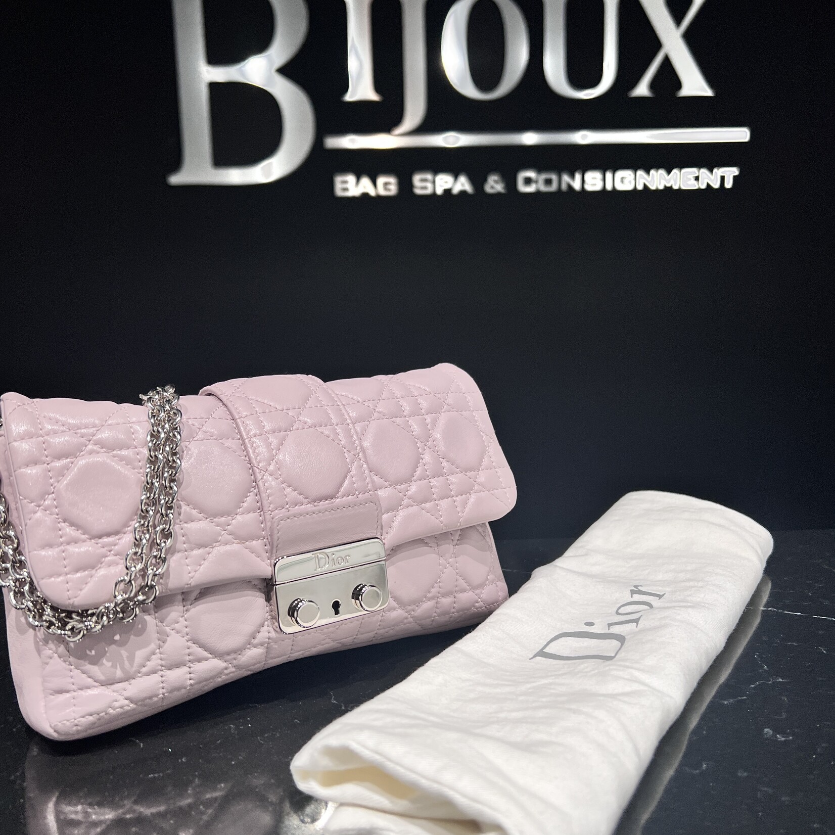 Christian Dior SOLD - Dior New Lock Chain Pouch