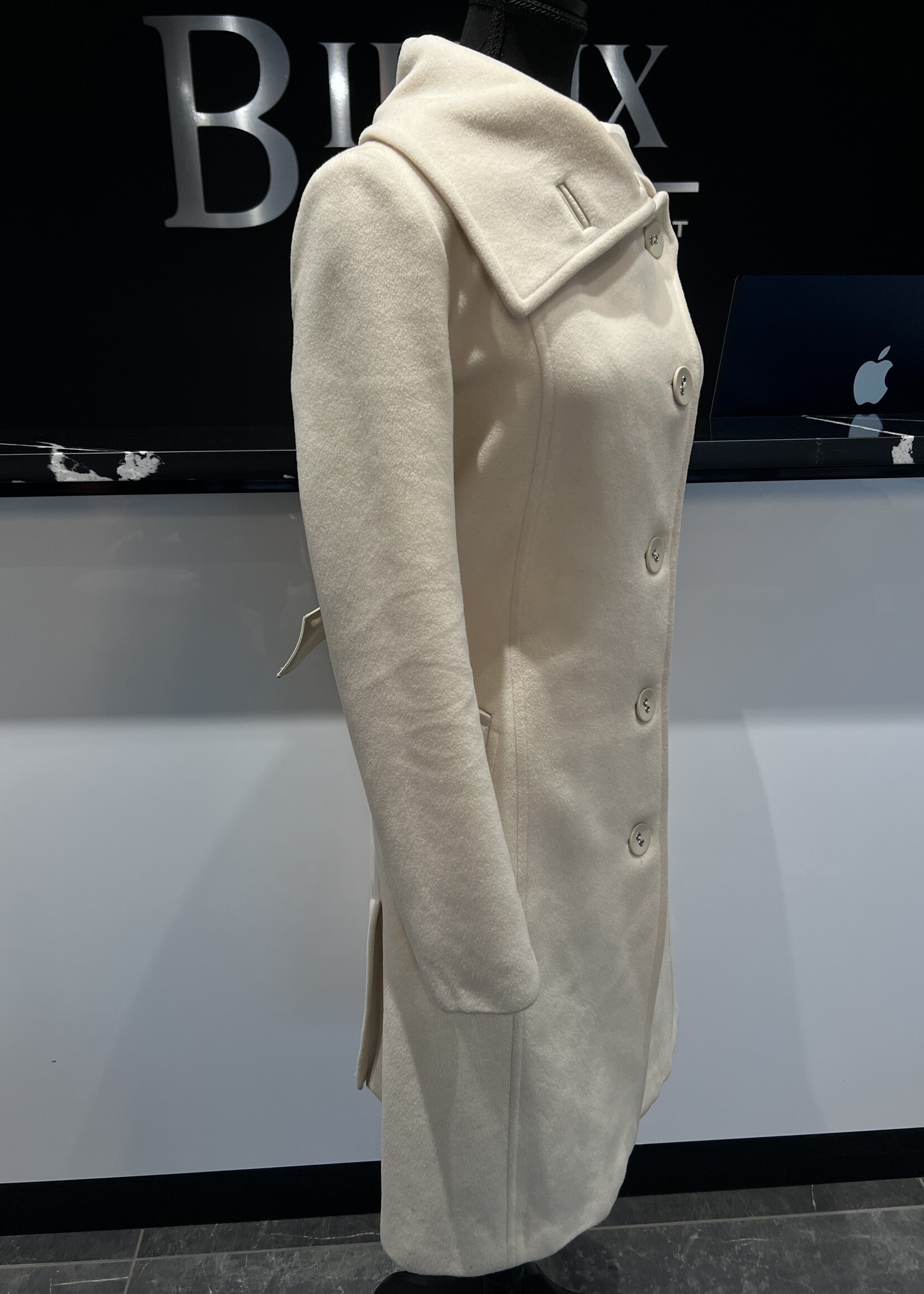 SOLD- Mackage White Wool Jacket