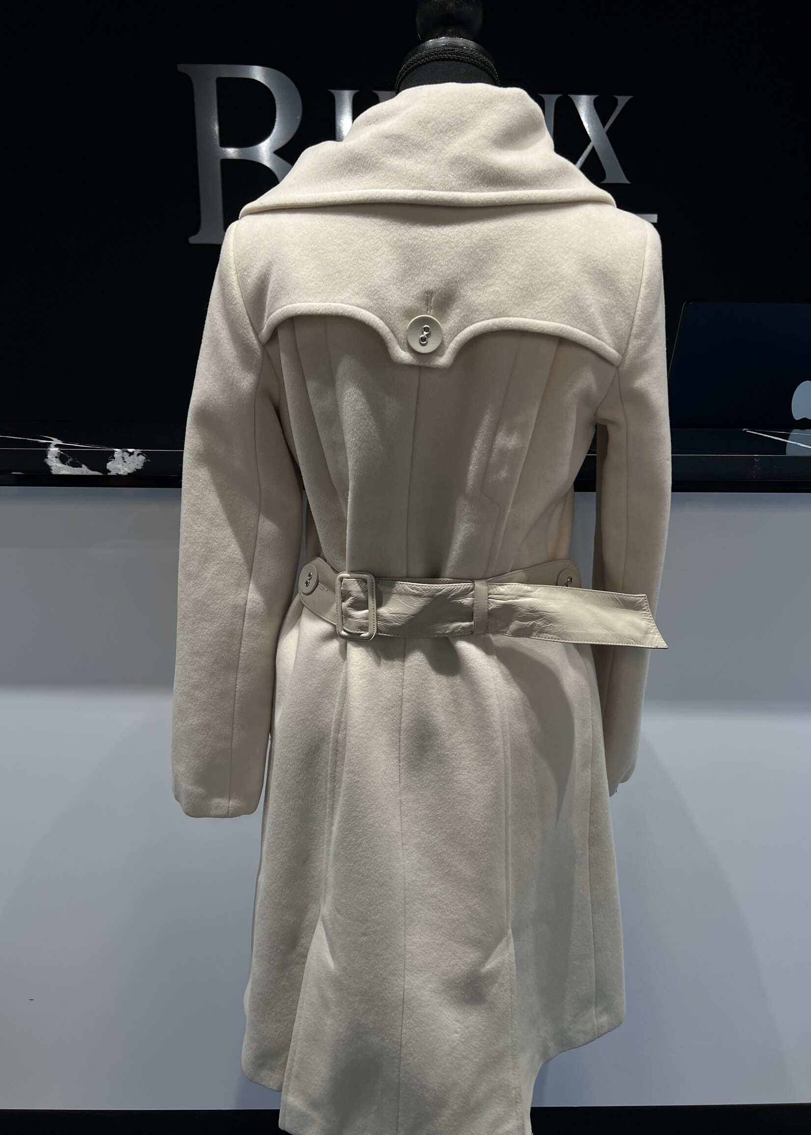 SOLD- Mackage White Wool Jacket