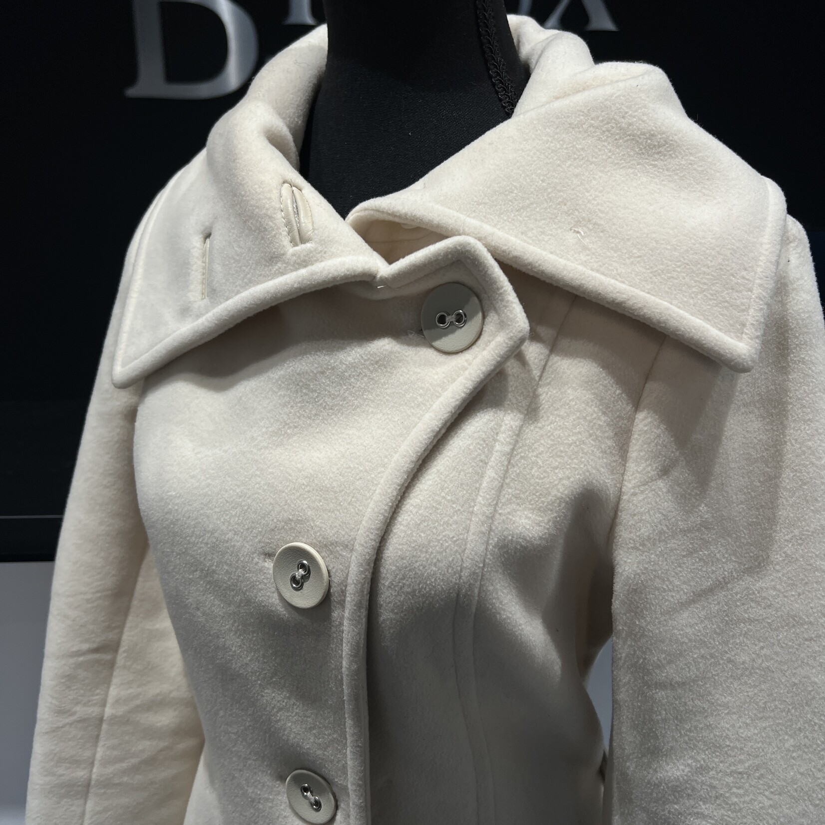 SOLD- Mackage White Wool Jacket