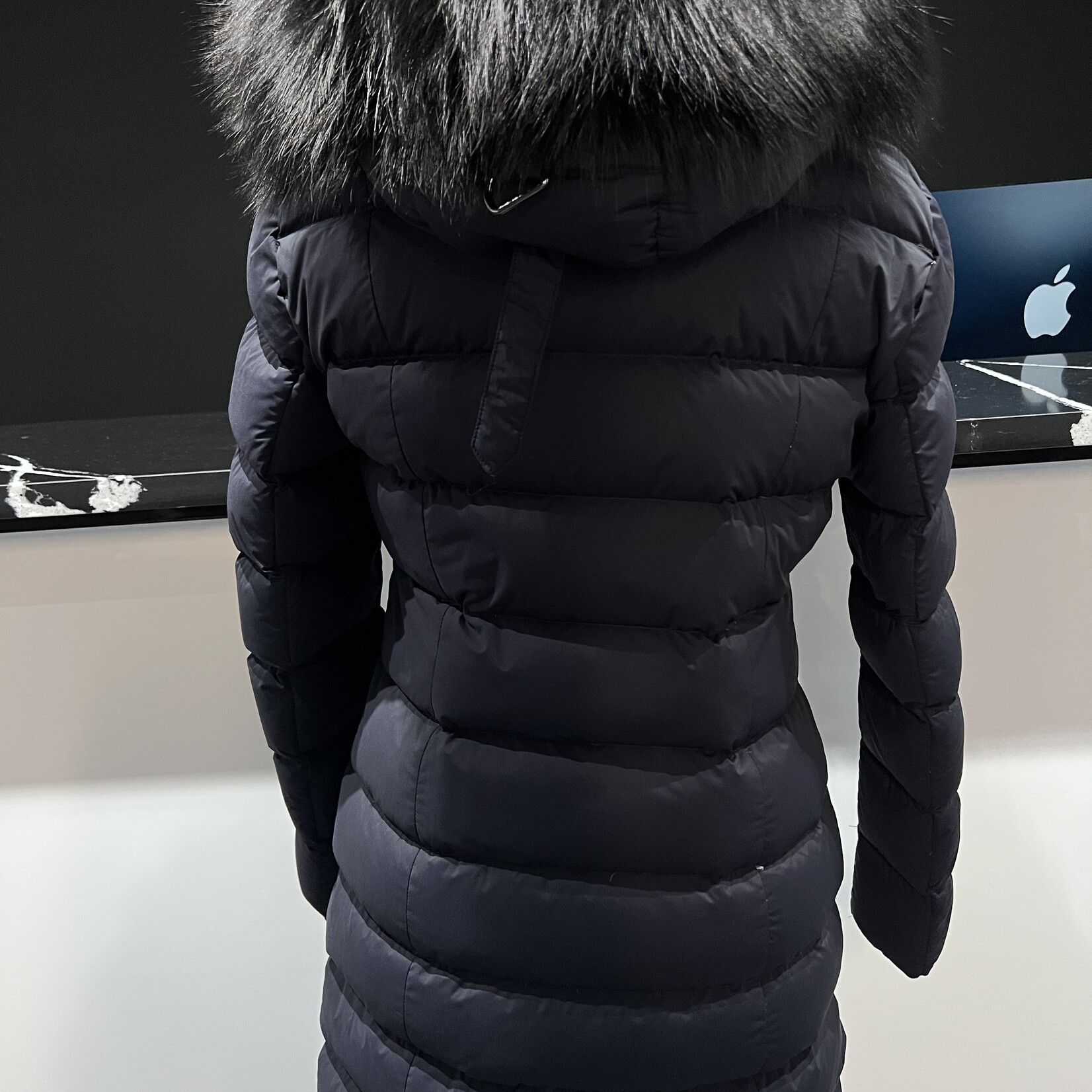 Mackage Blue Calla Fur Jacket