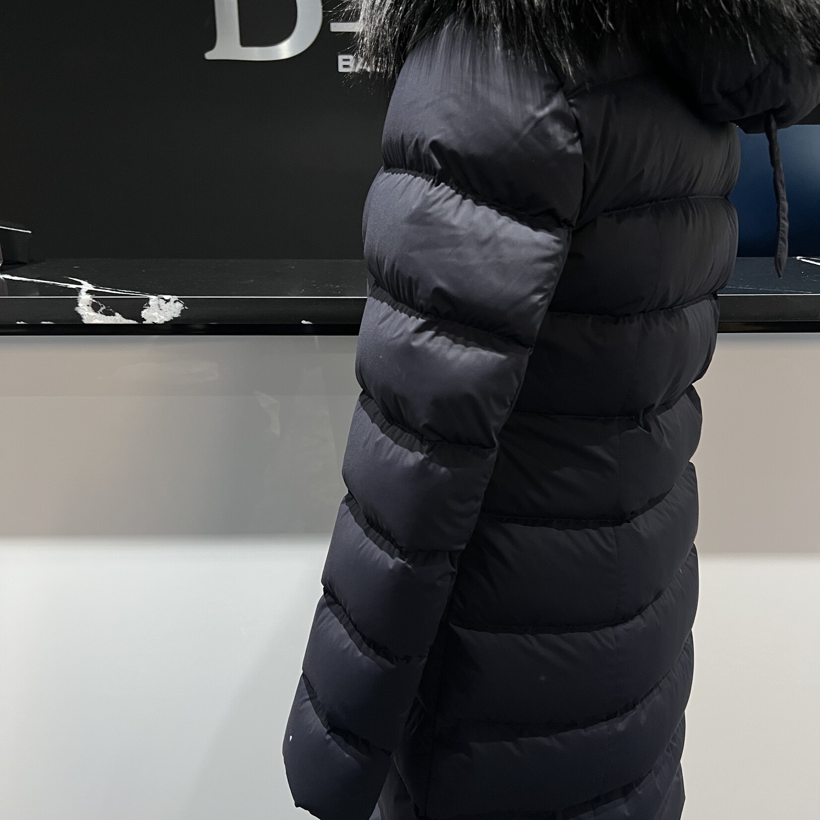 Mackage Blue Calla Fur Jacket