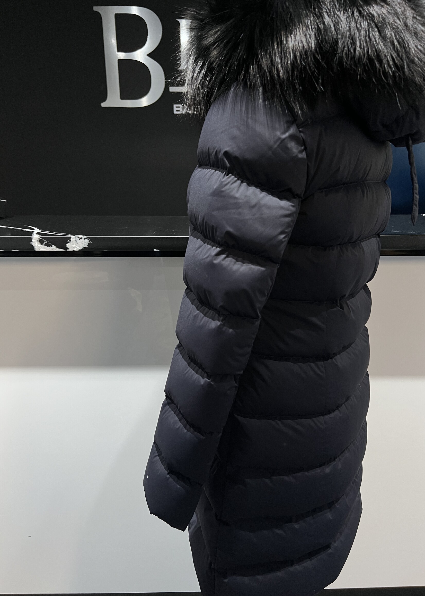 Mackage Blue Calla Fur Jacket