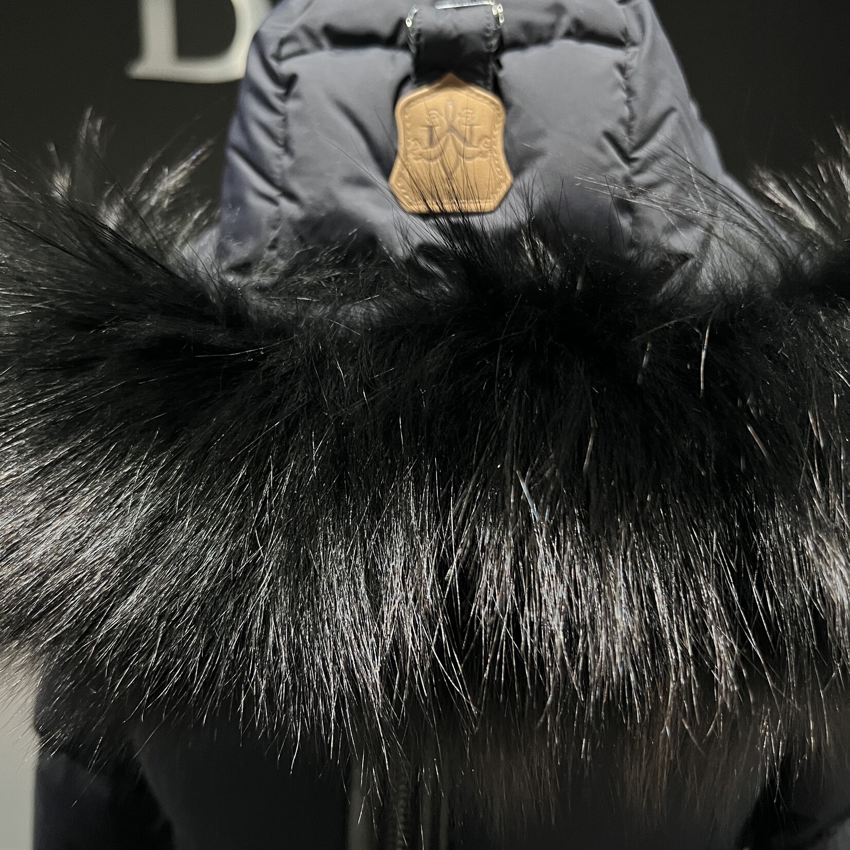 Mackage Blue Calla Fur Jacket