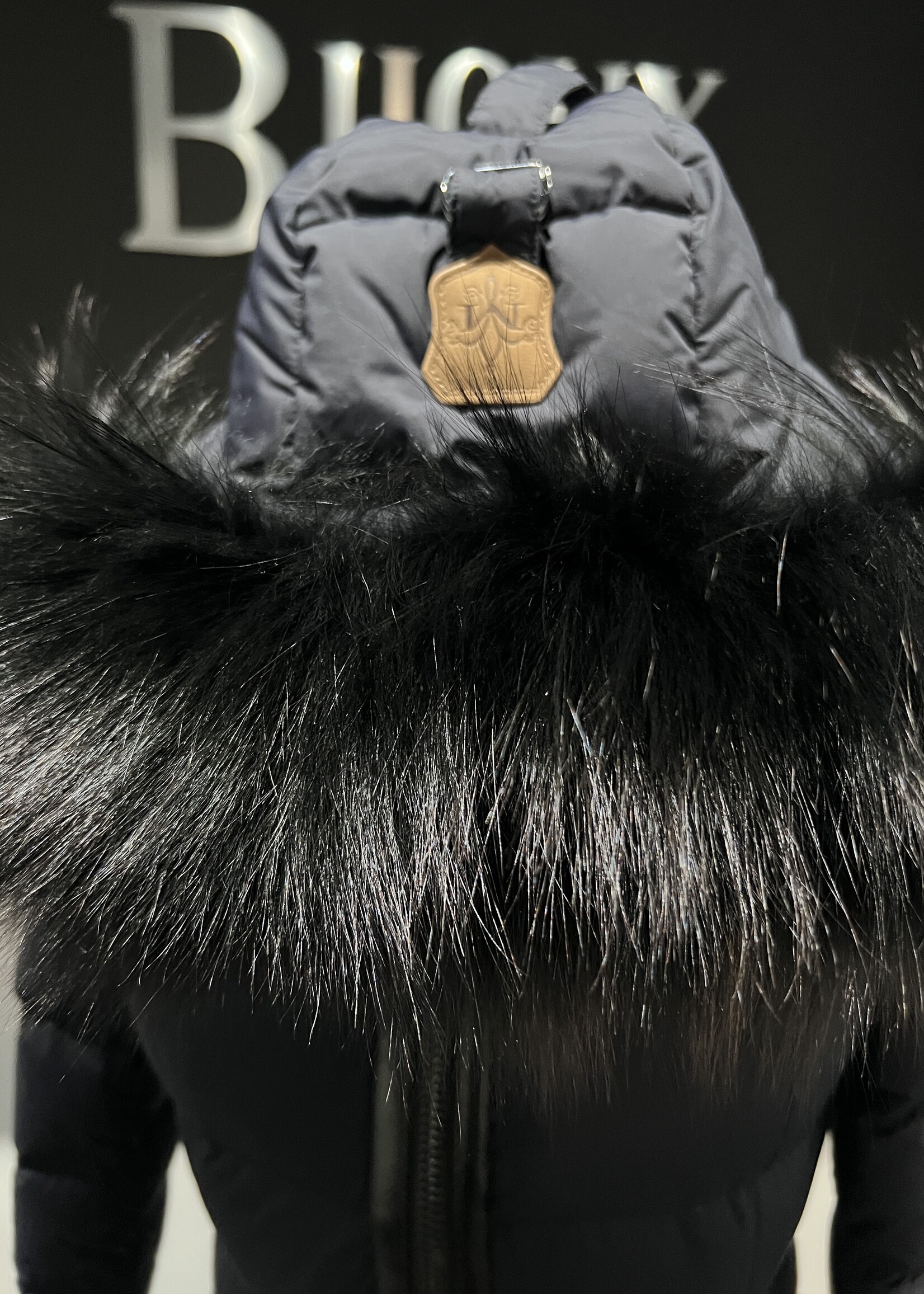 Mackage Blue Calla Fur Jacket