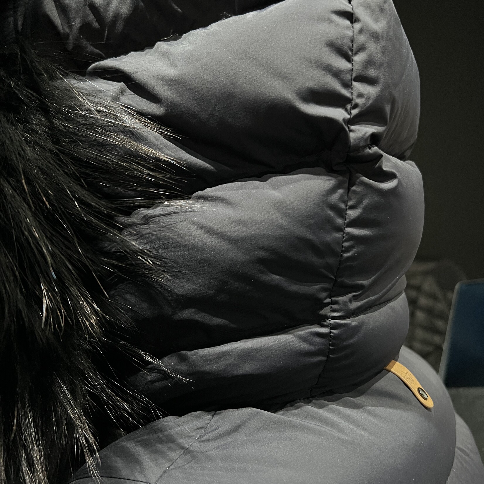 Mackage Blue Calla Fur Jacket