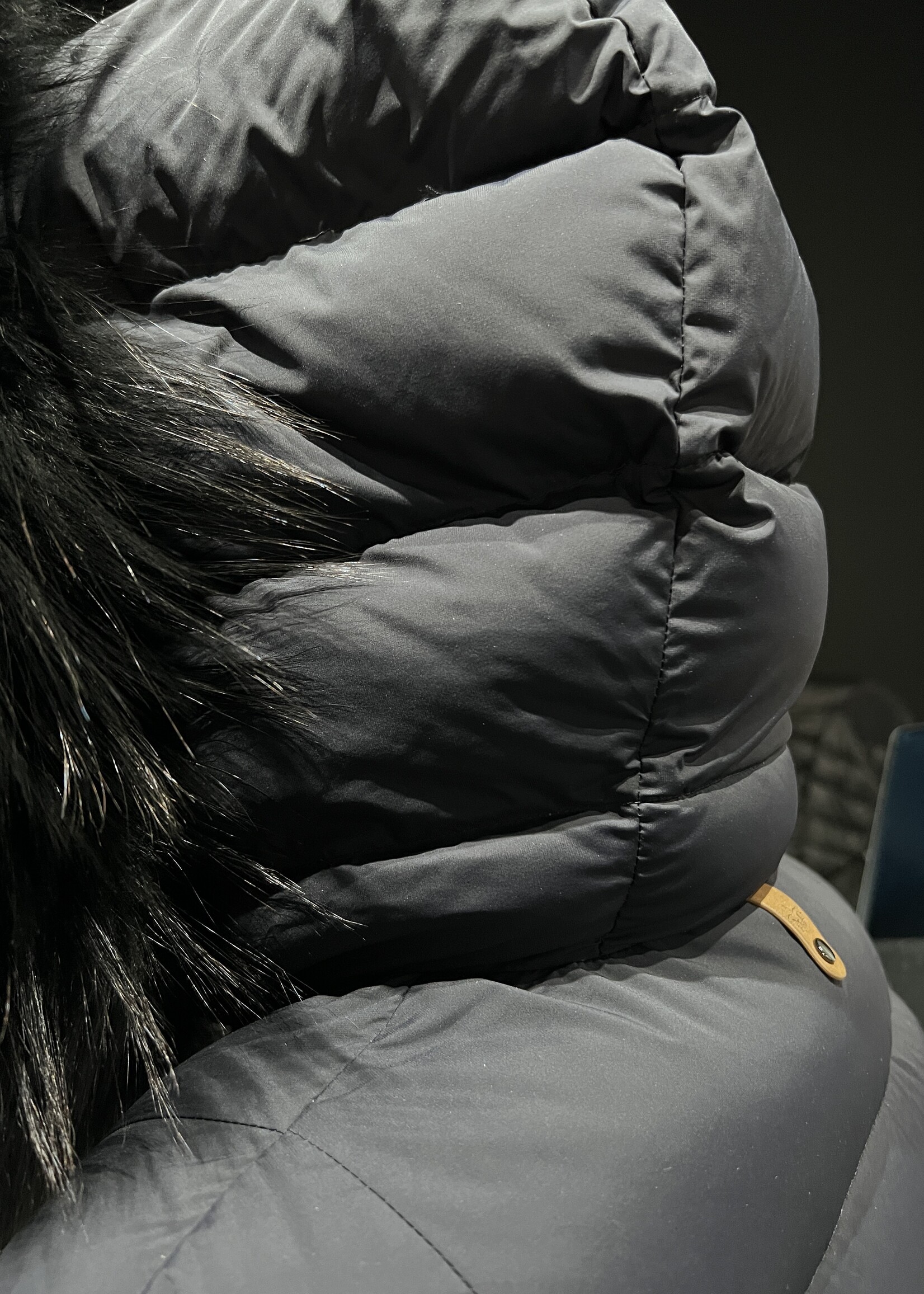 Mackage Blue Calla Fur Jacket