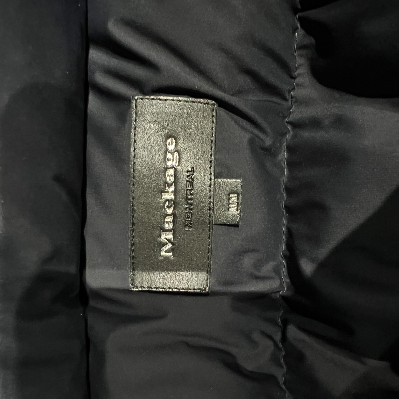 Mackage Blue Calla Fur Jacket