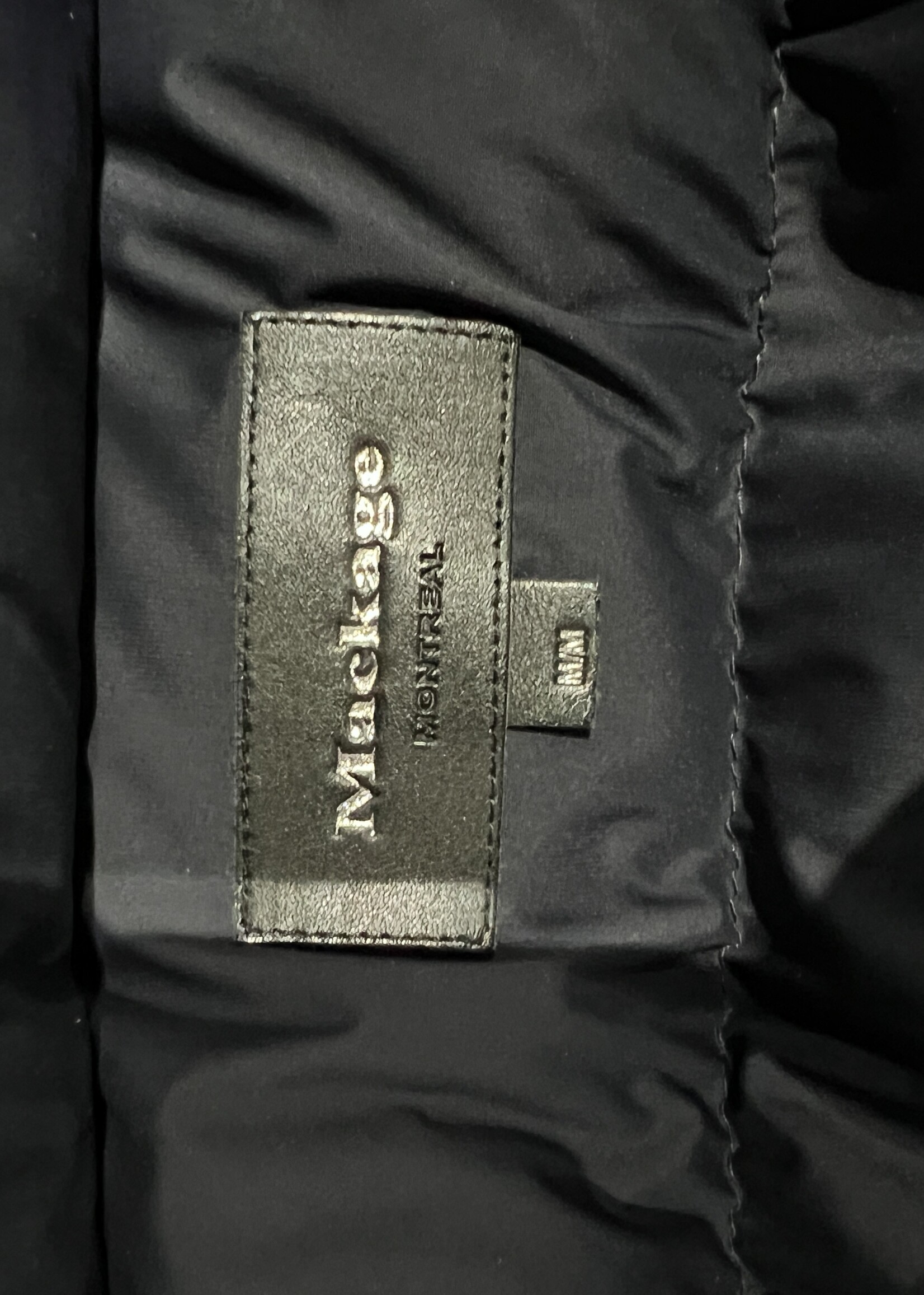 Mackage Blue Calla Fur Jacket