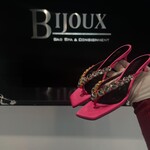 Versace SOLD - Versace Crystal Heels Sandal 38