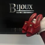 Dolce & Gabbana SOLD - Dolce & Gabbana Lizard Embossed Sandal 37.5