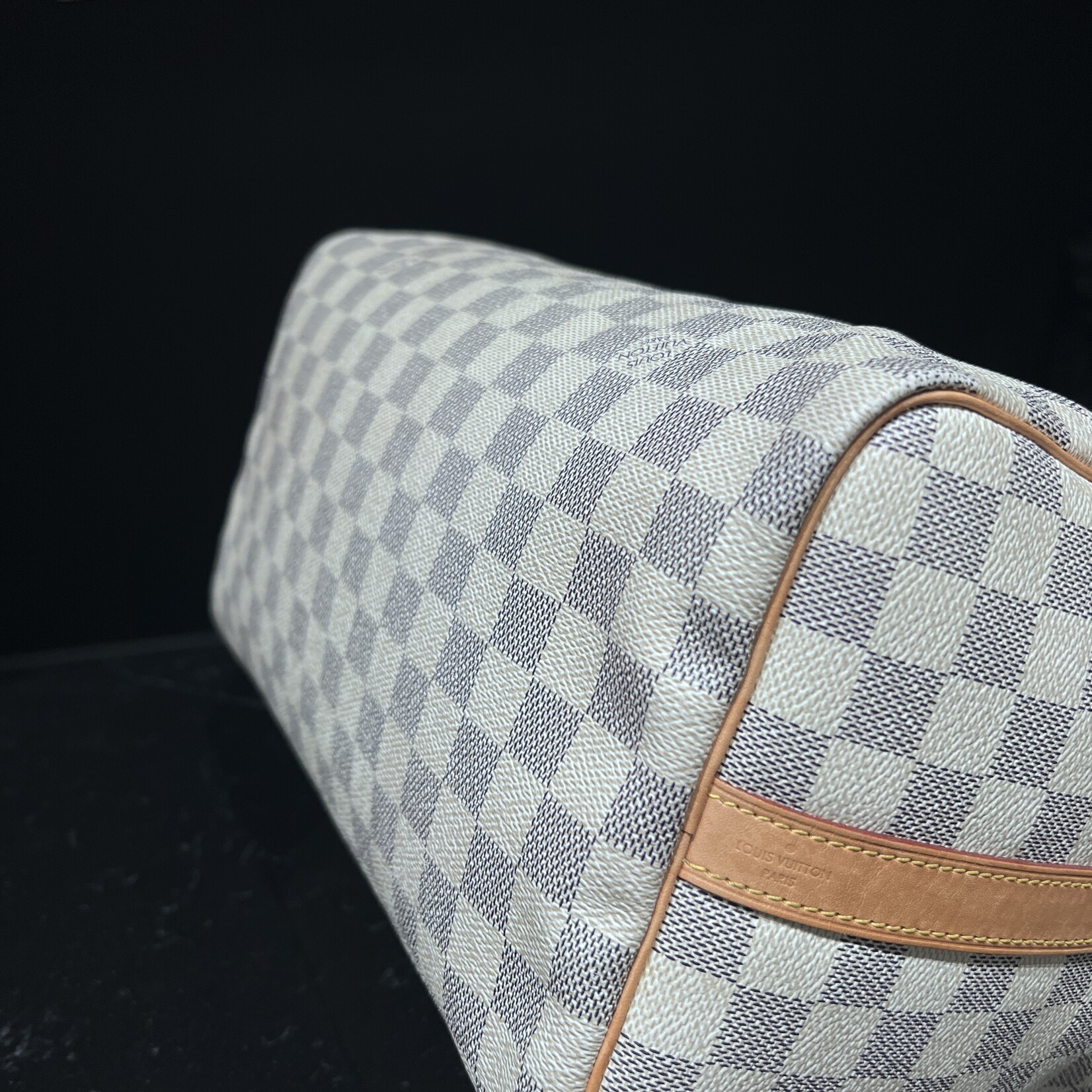 Louis Vuitton SOLD - Louis Vuitton Speedy 30 Bandouliere Damier Azur