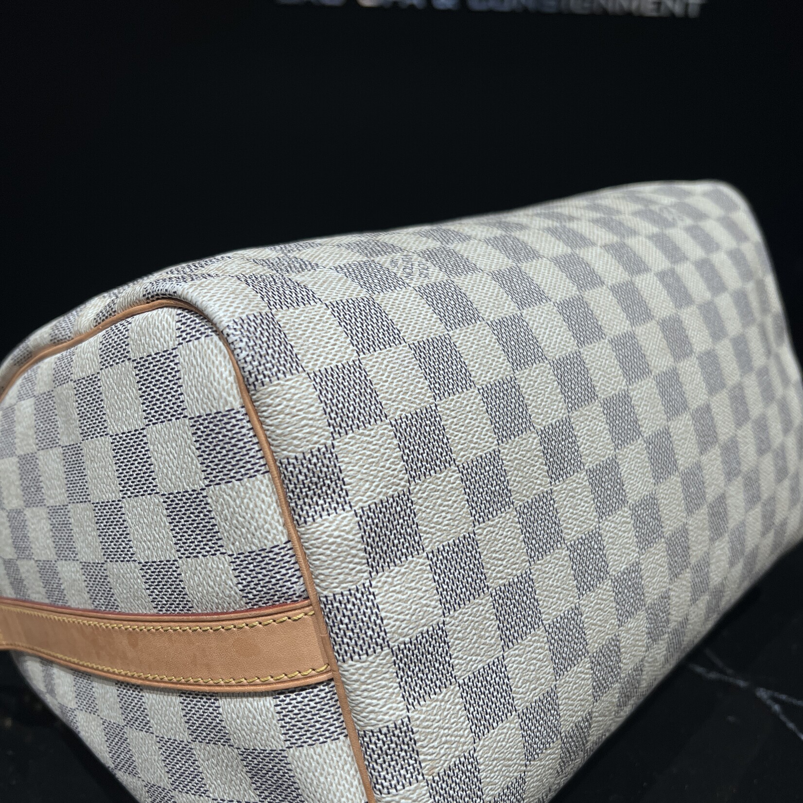 Louis Vuitton SOLD - Louis Vuitton Speedy 30 Bandouliere Damier Azur