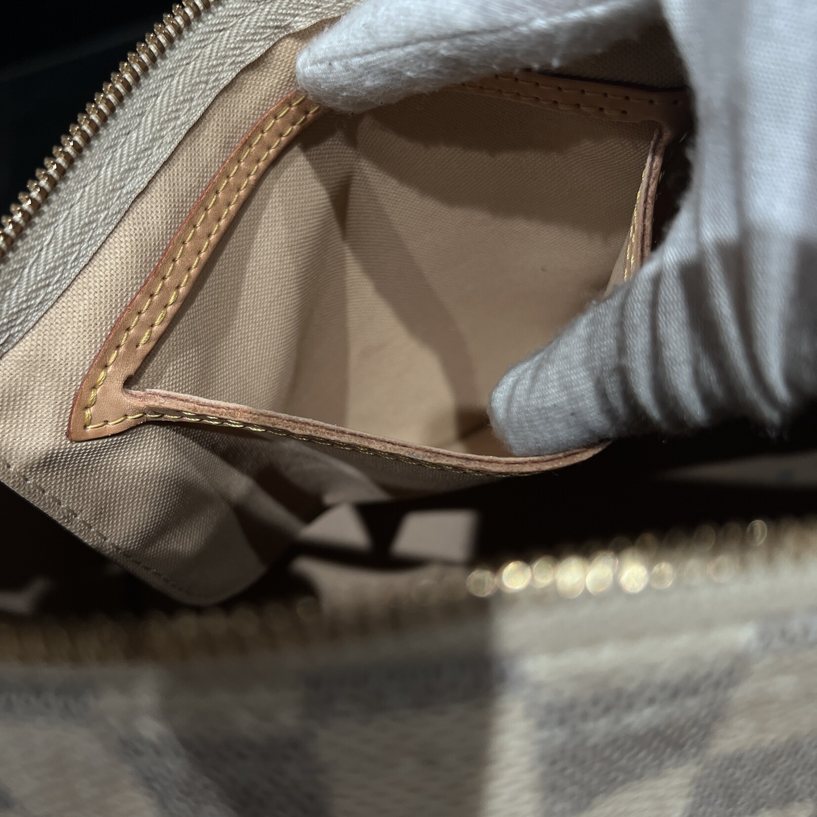 Louis Vuitton SOLD - Louis Vuitton Speedy 30 Bandouliere Damier Azur