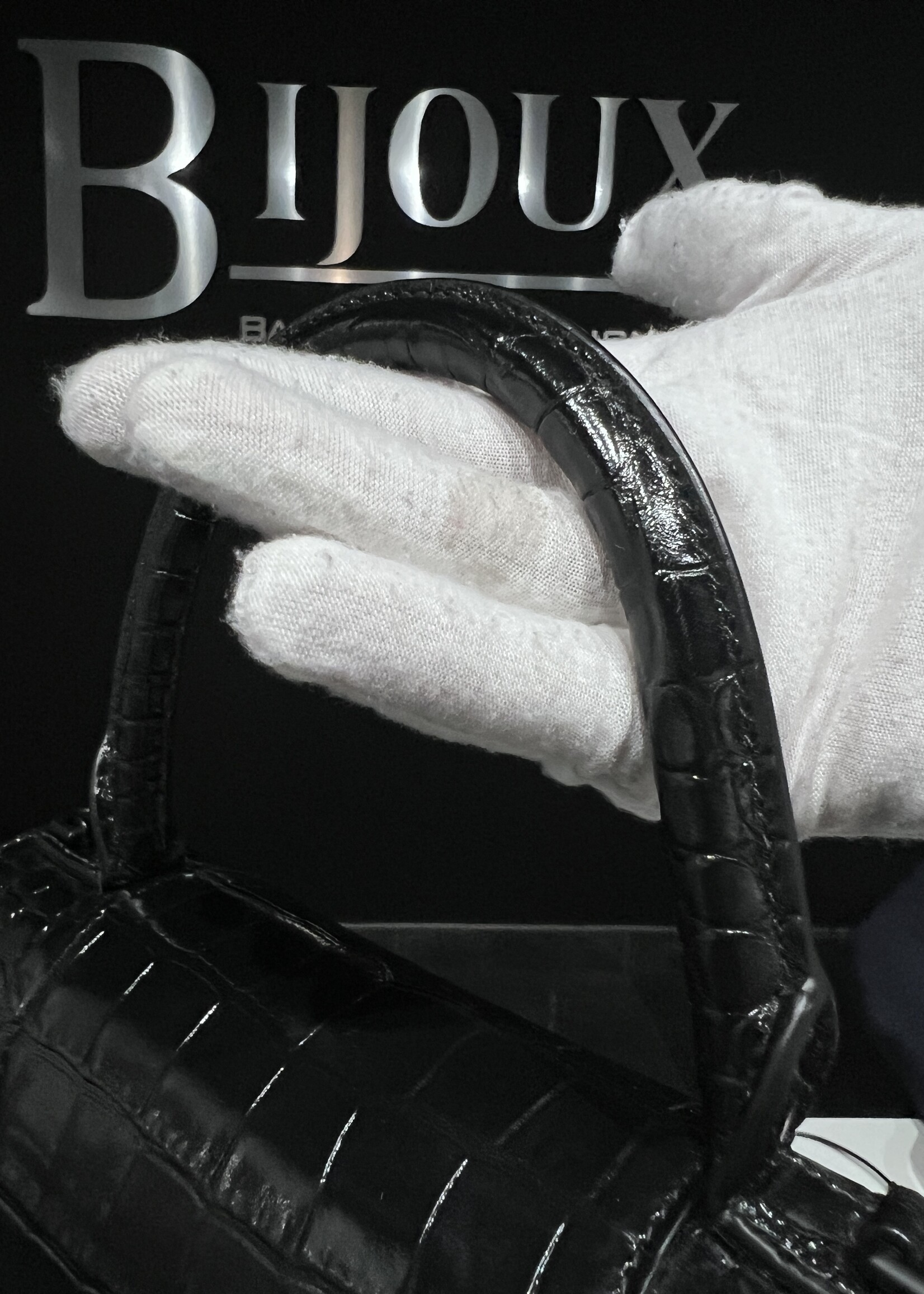 Balenciaga SOLD- Balenciaga Hourglass Black Croc