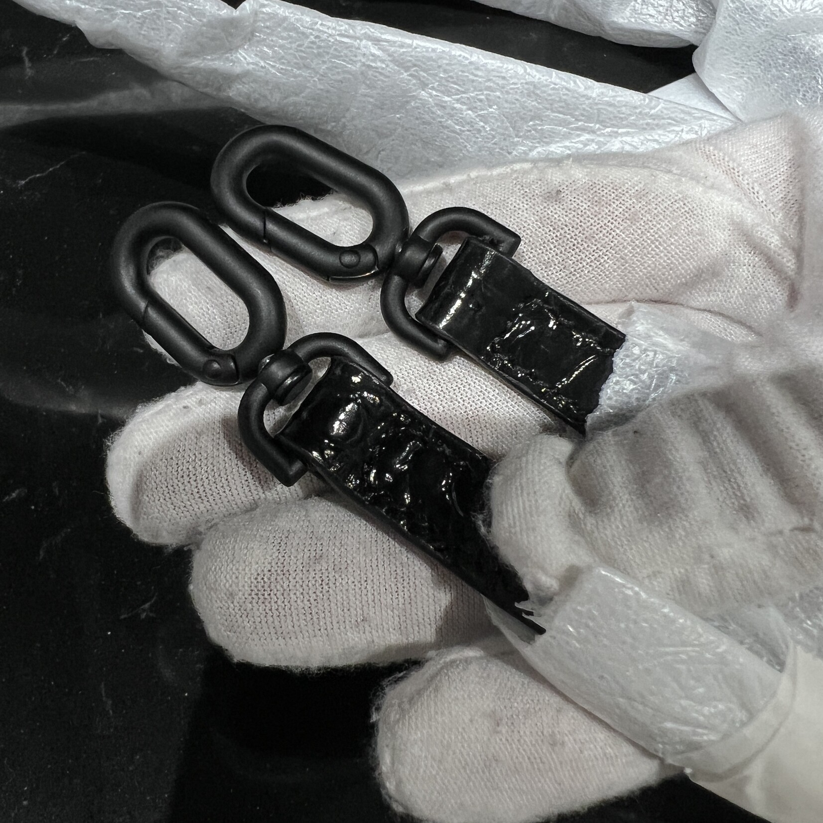 Balenciaga SOLD- Balenciaga Hourglass Black Croc