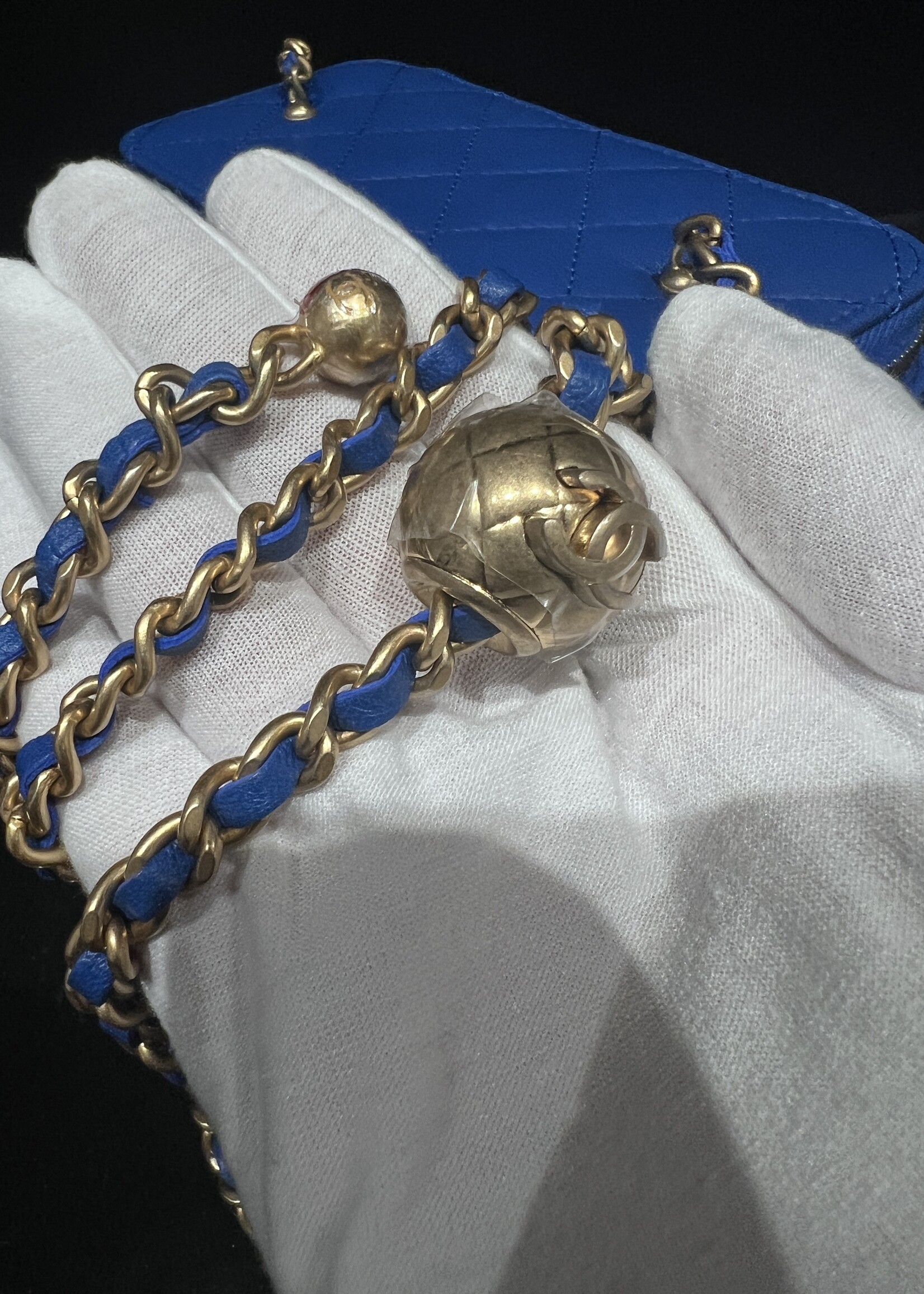 Chanel SOLD - Chanel Vanity Pearl Blue