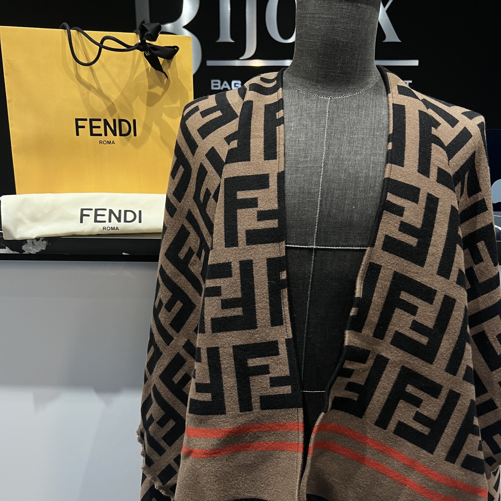 Fendi SOLD - Fendi Poncho