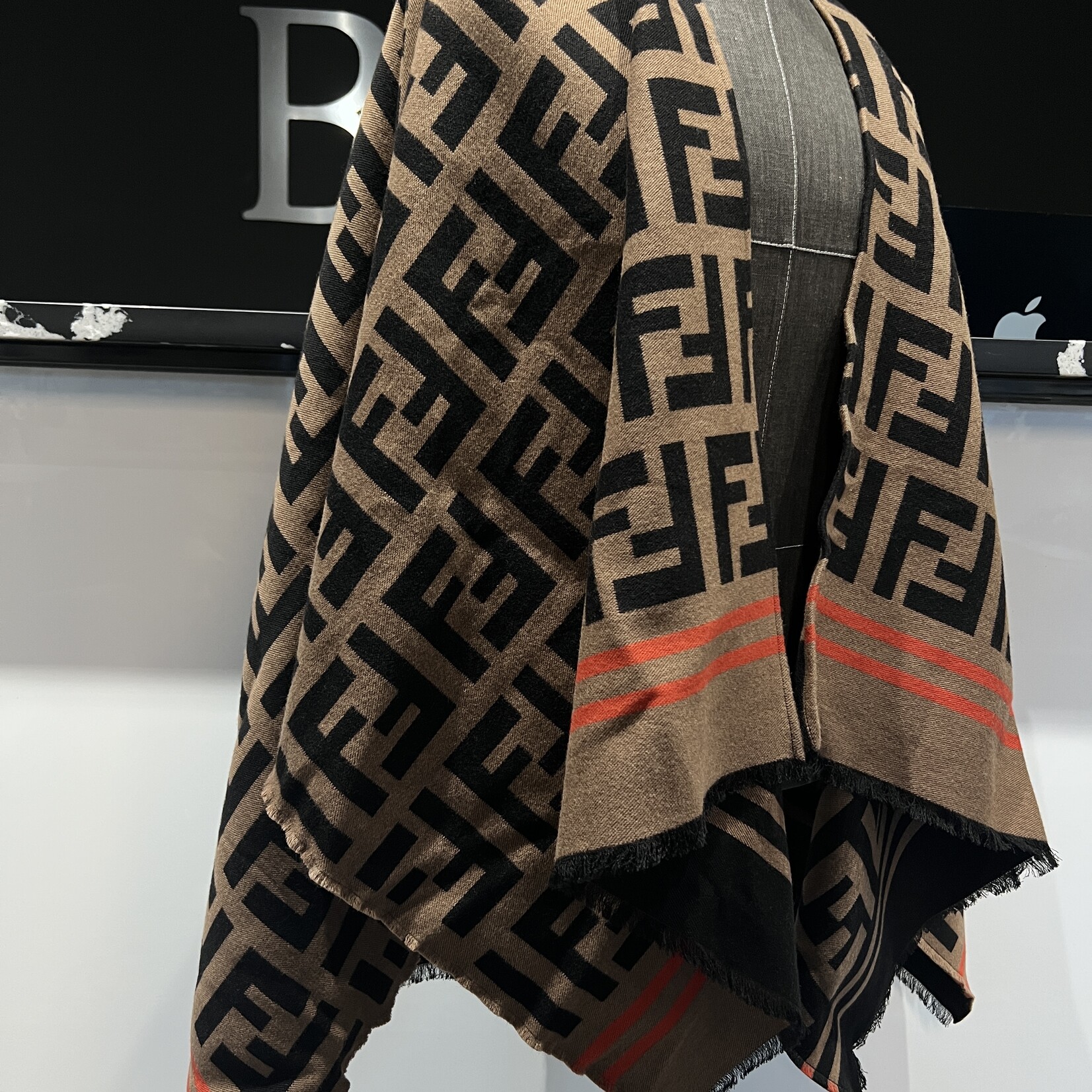 Fendi SOLD - Fendi Poncho