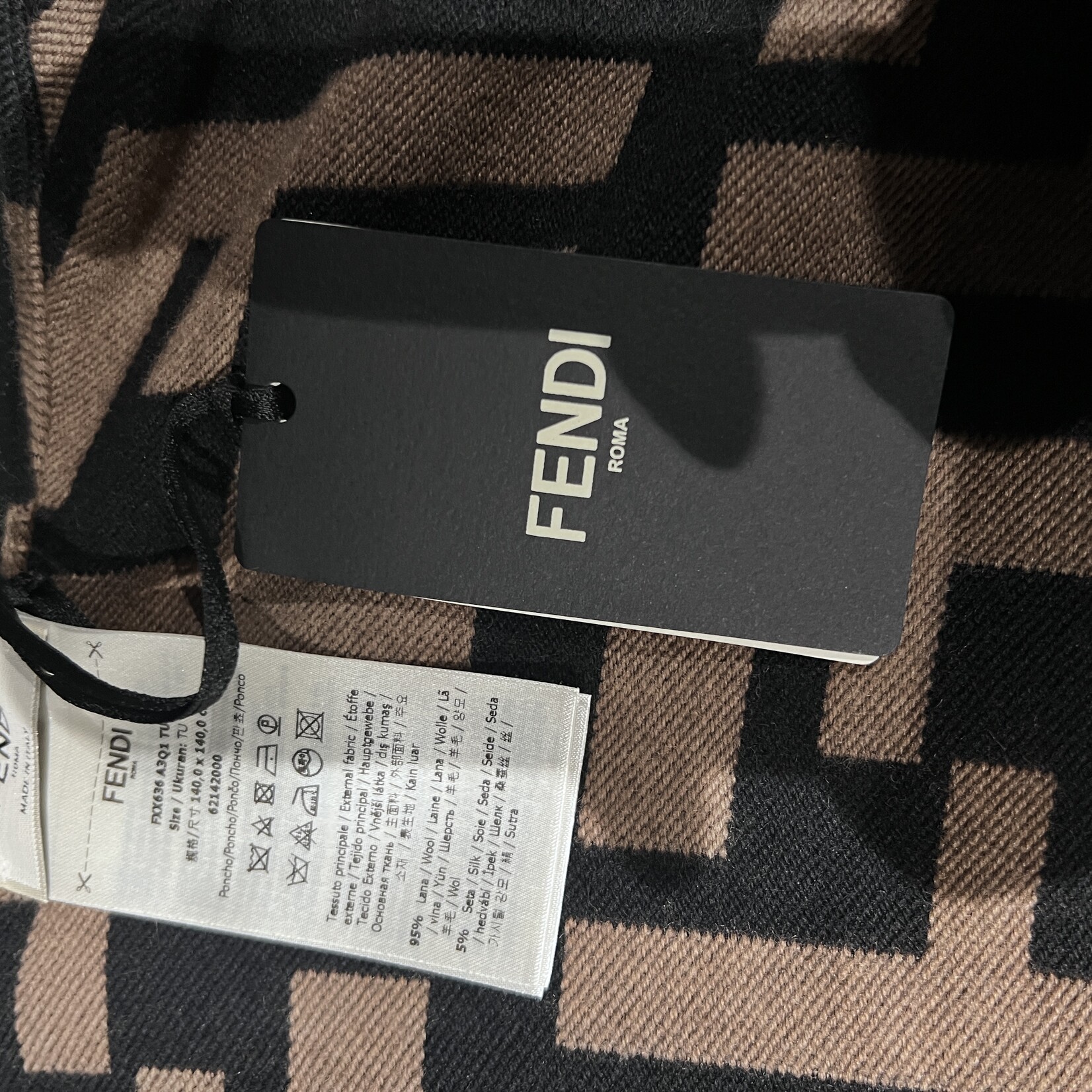 Fendi SOLD - Fendi Poncho