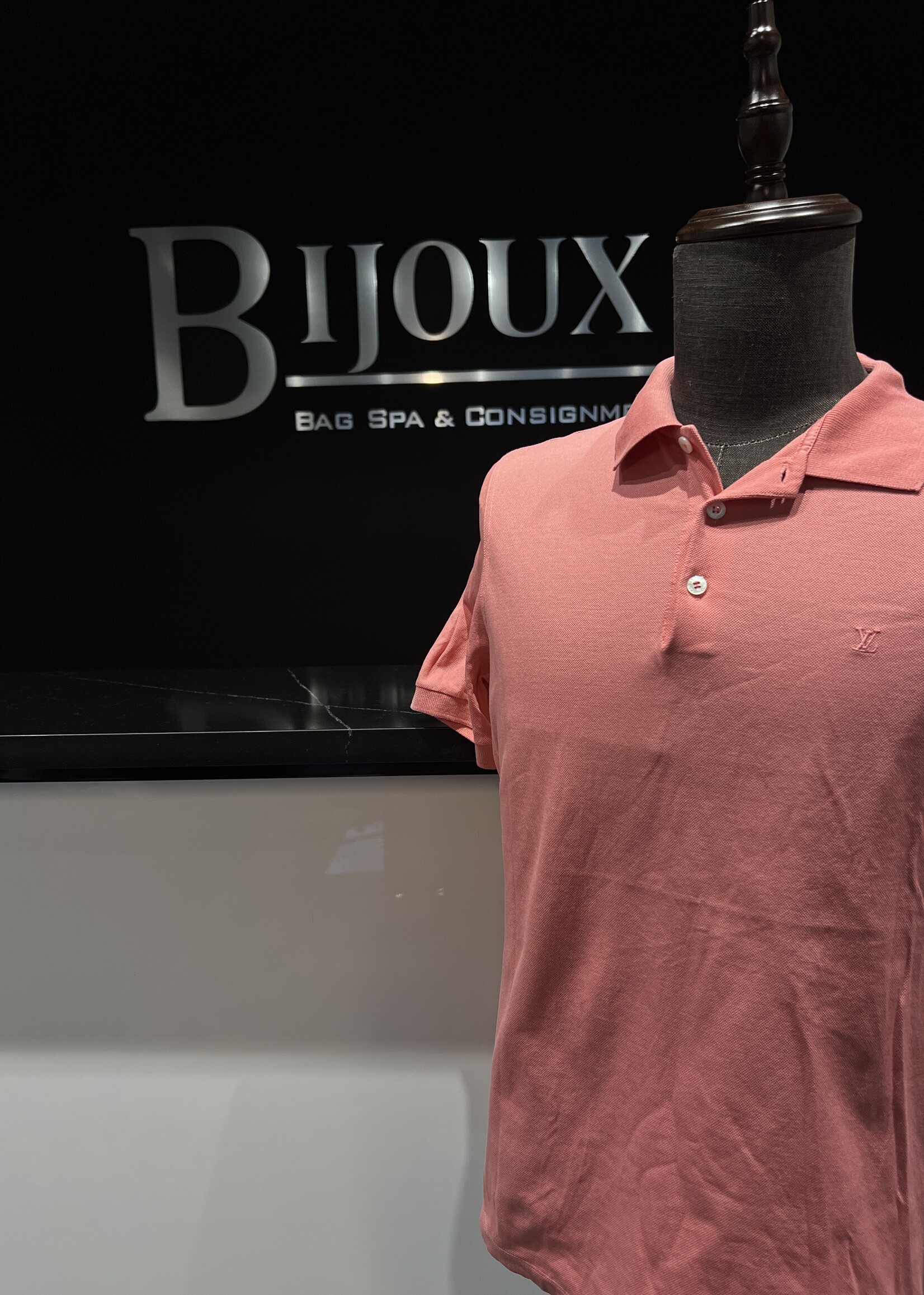 Louis Vuitton SOLD - Louis Vuitton Cotton Polo L - Salmon