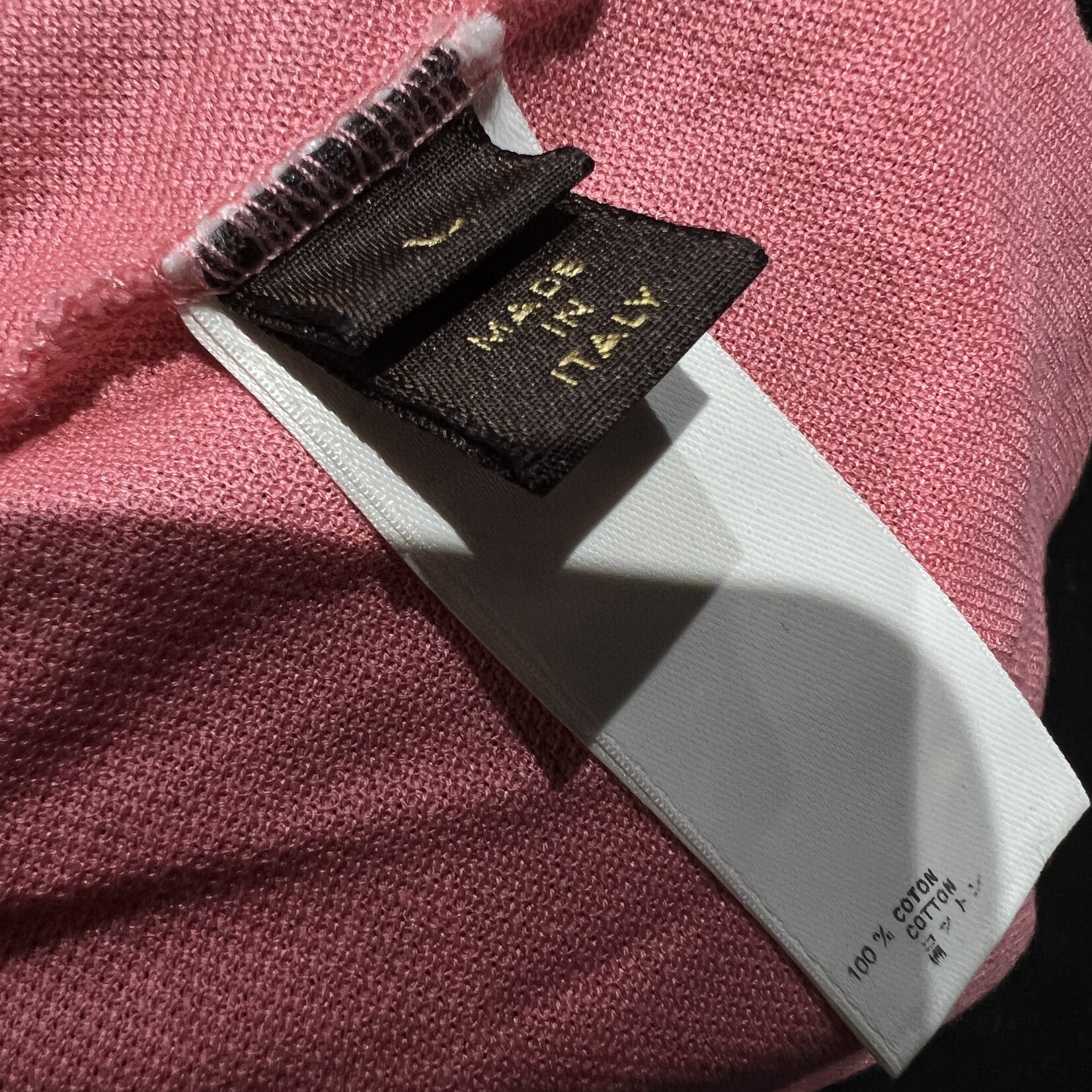 Louis Vuitton Louis Vuitton Cotton Polo L - Salmon