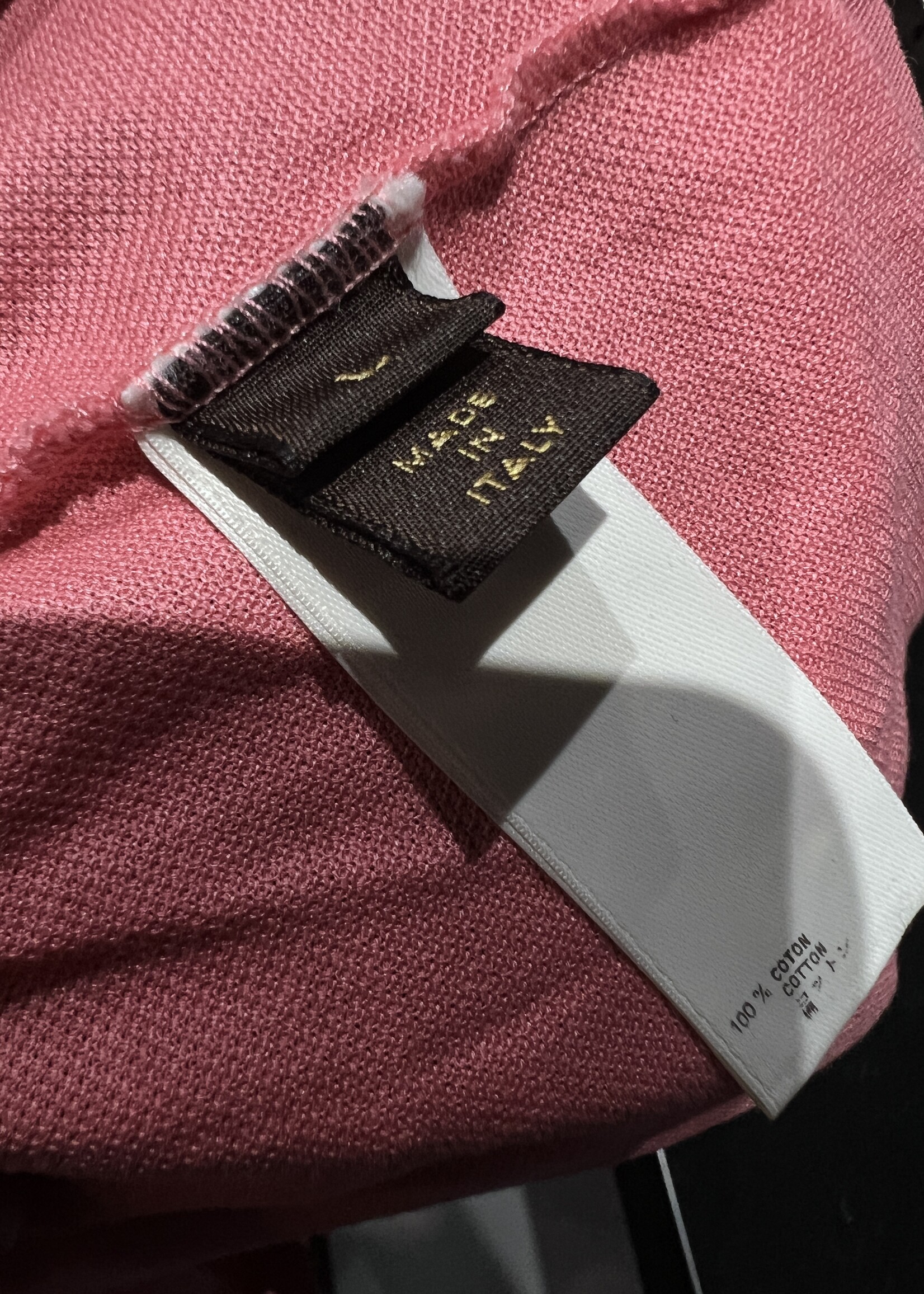 Louis Vuitton SOLD - Louis Vuitton Cotton Polo L - Salmon