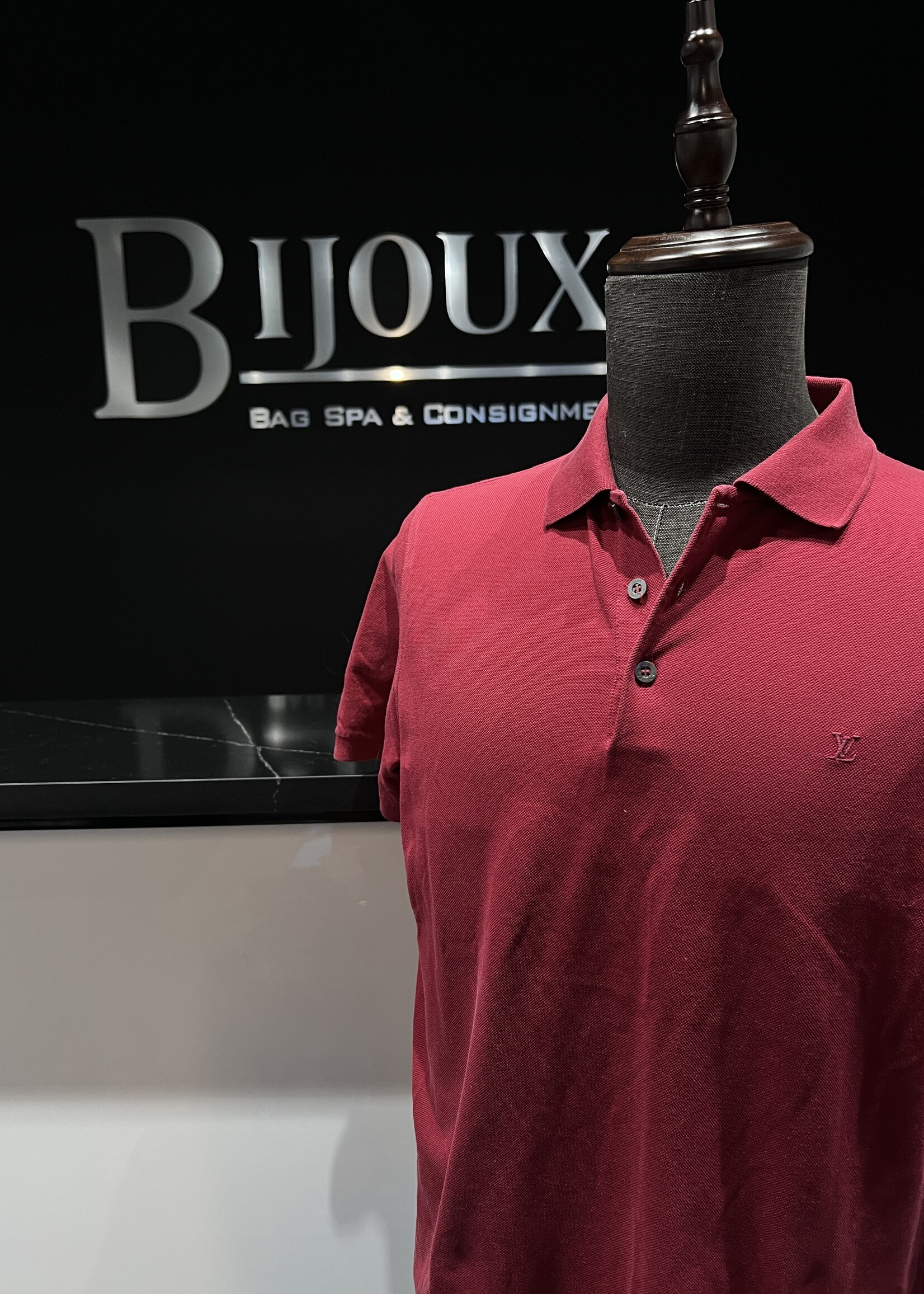 Louis Vuitton SOLD- Louis Vuitton Cotton Polo L - Red