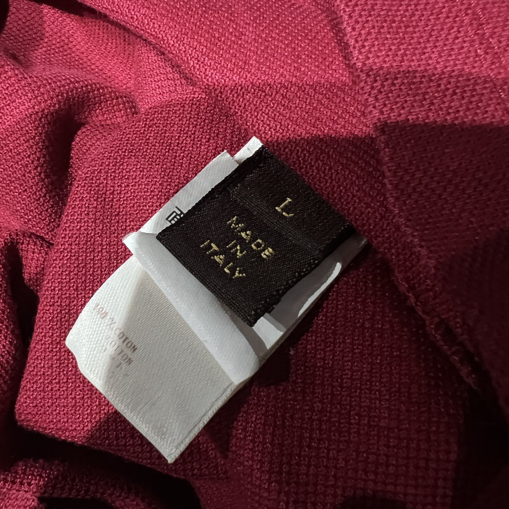 Louis Vuitton Louis Vuitton Cotton Polo L - Red