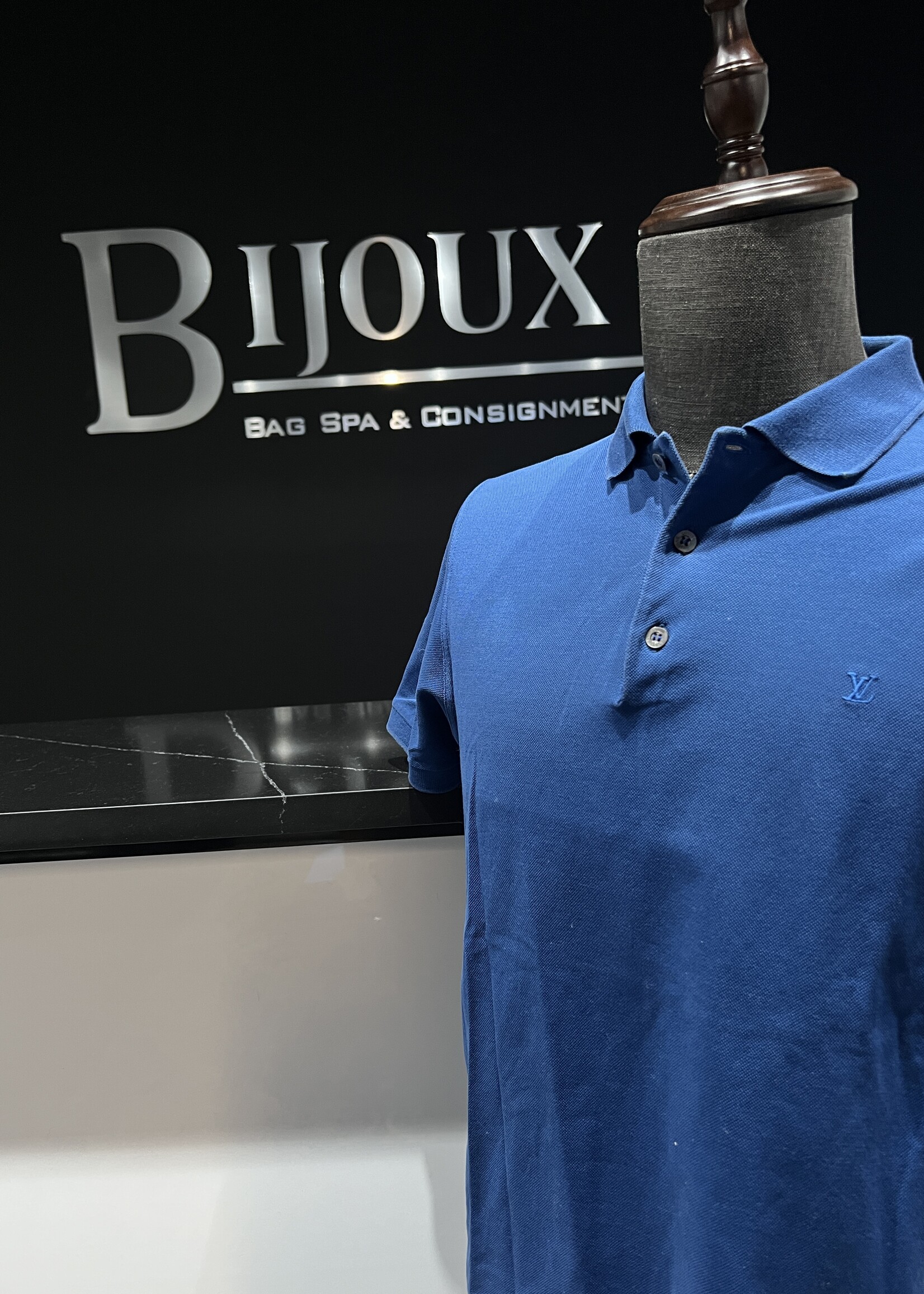 Louis Vuitton SOLD- Louis Vuitton Cotton Polo L - Blue