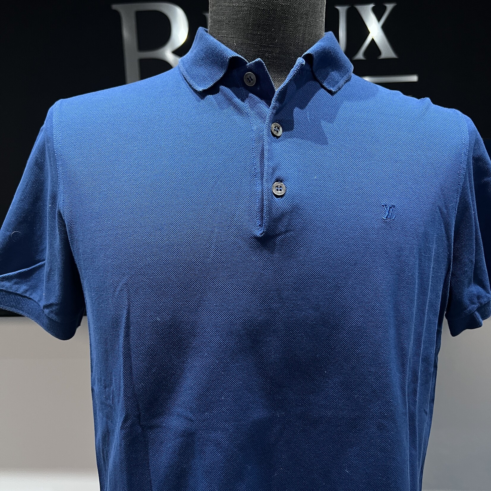 Louis Vuitton Louis Vuitton Cotton Polo L - Blue