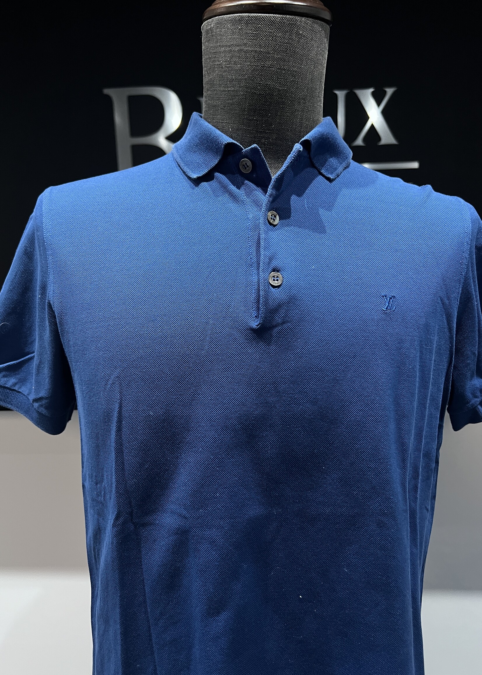 Louis Vuitton Louis Vuitton Cotton Polo L - Blue