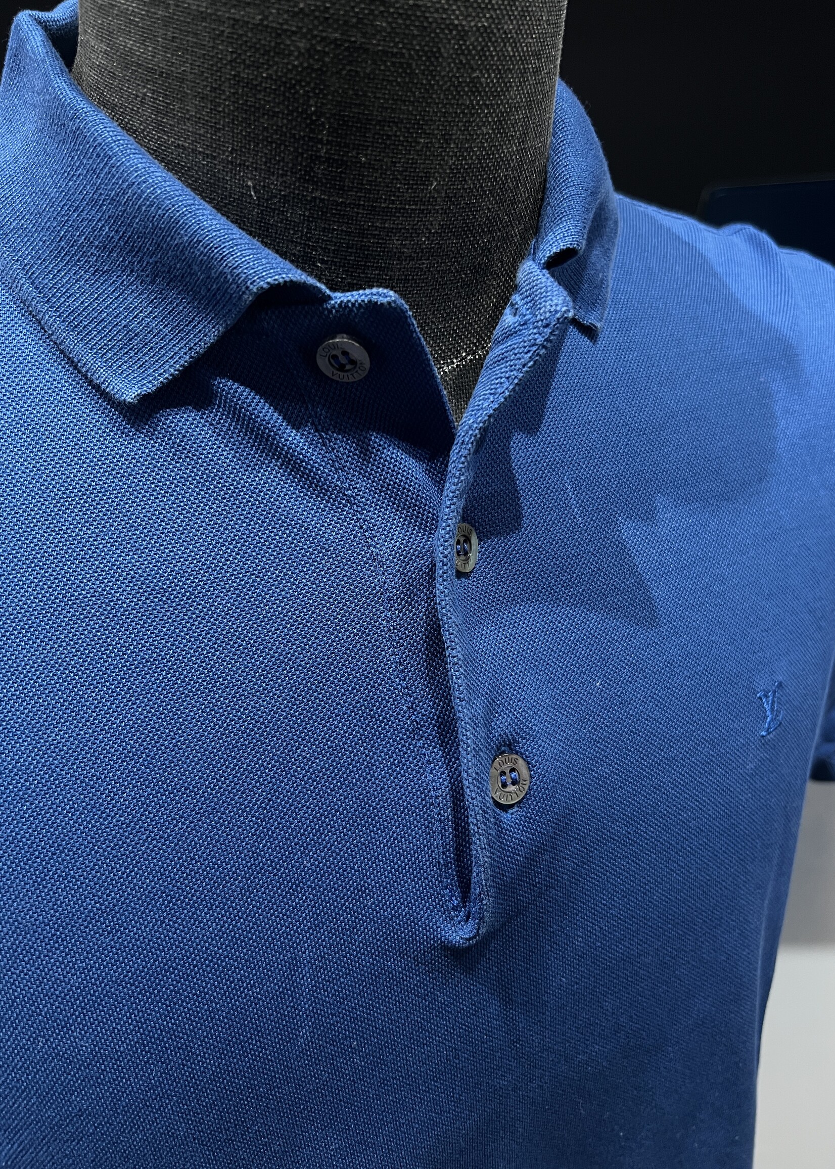 Louis Vuitton SOLD- Louis Vuitton Cotton Polo L - Blue