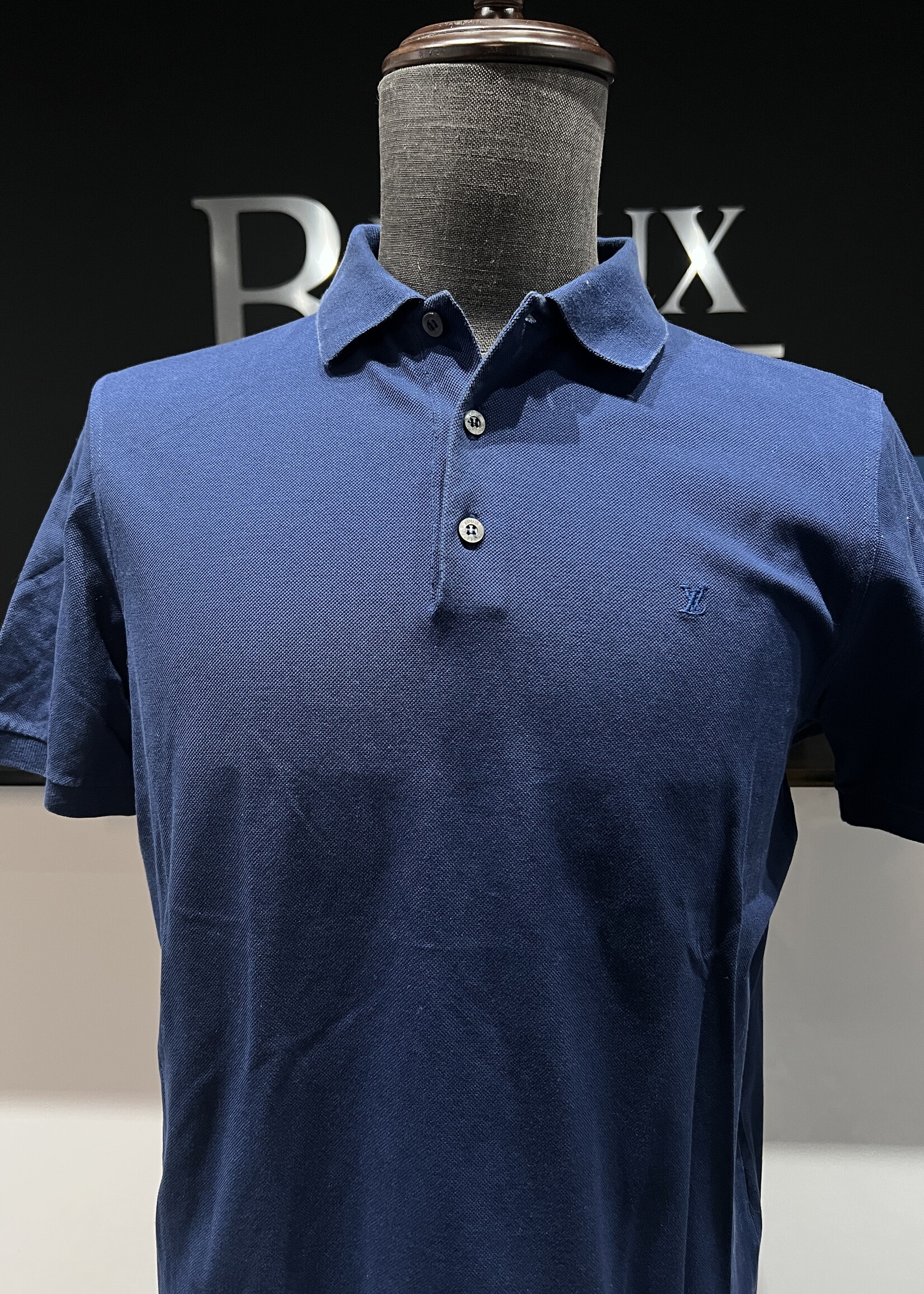 Louis Vuitton Louis Vuitton Cotton Polo L - Dark Blue