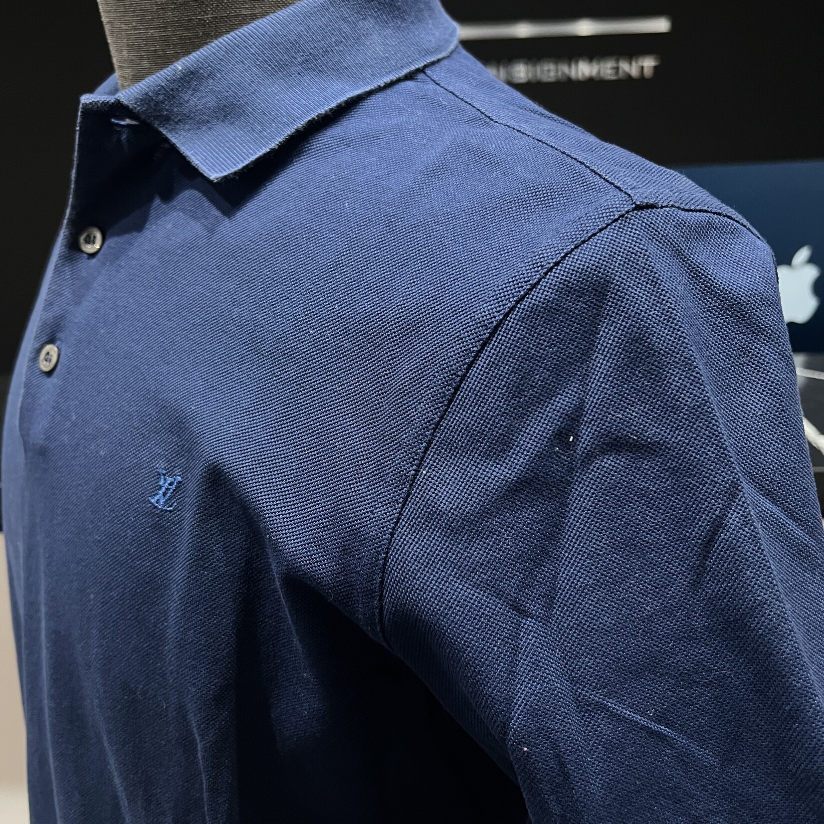 Louis Vuitton Louis Vuitton Cotton Polo L - Dark Blue