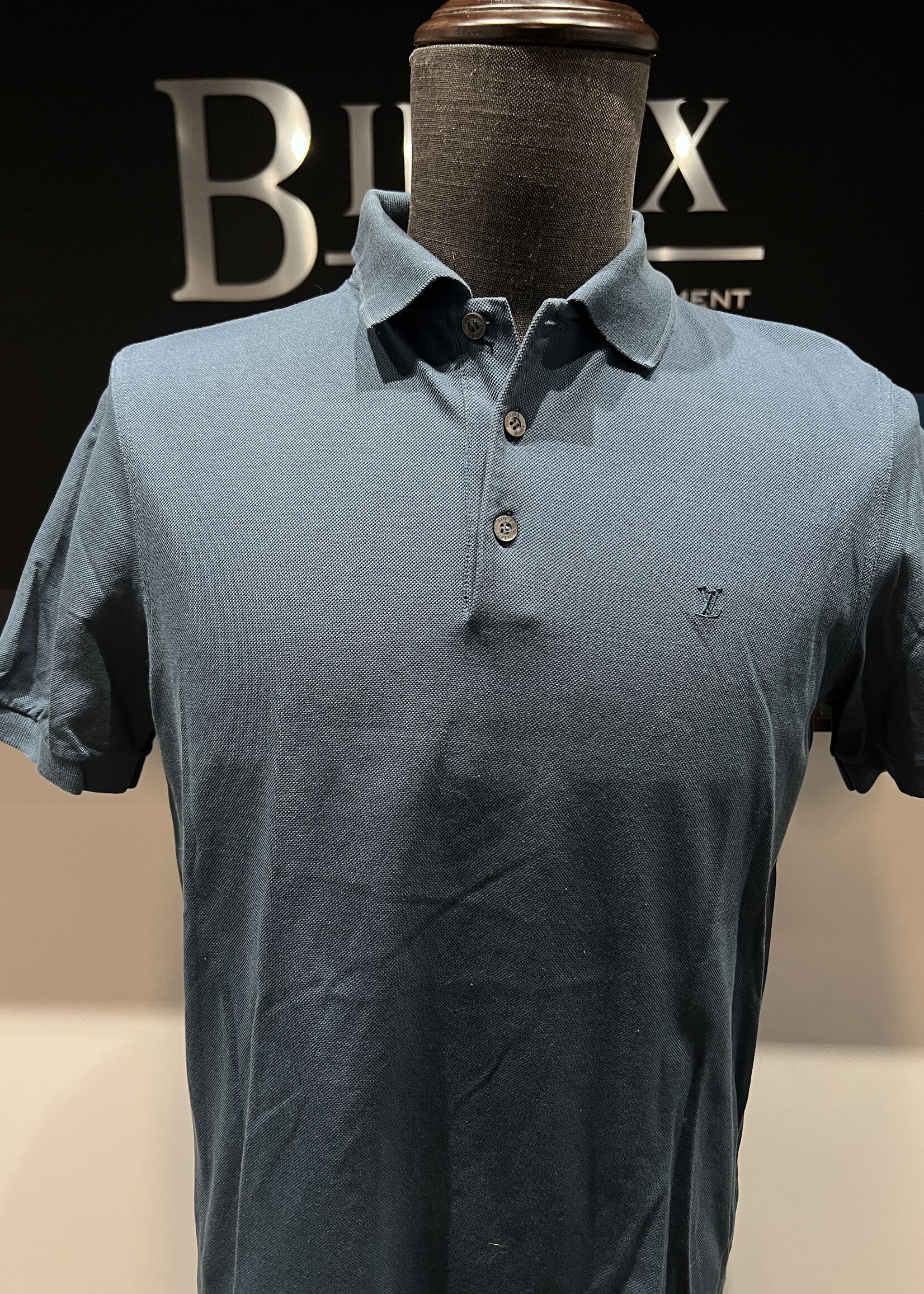 Louis Vuitton SOLD- Louis Vuitton Cotton Polo L - Slate Blue